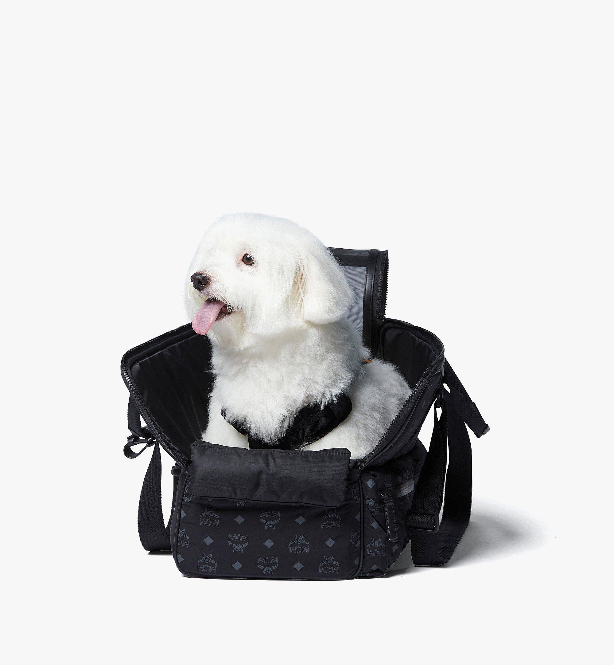 Pet Carrier in Monogram Nylon and Leather