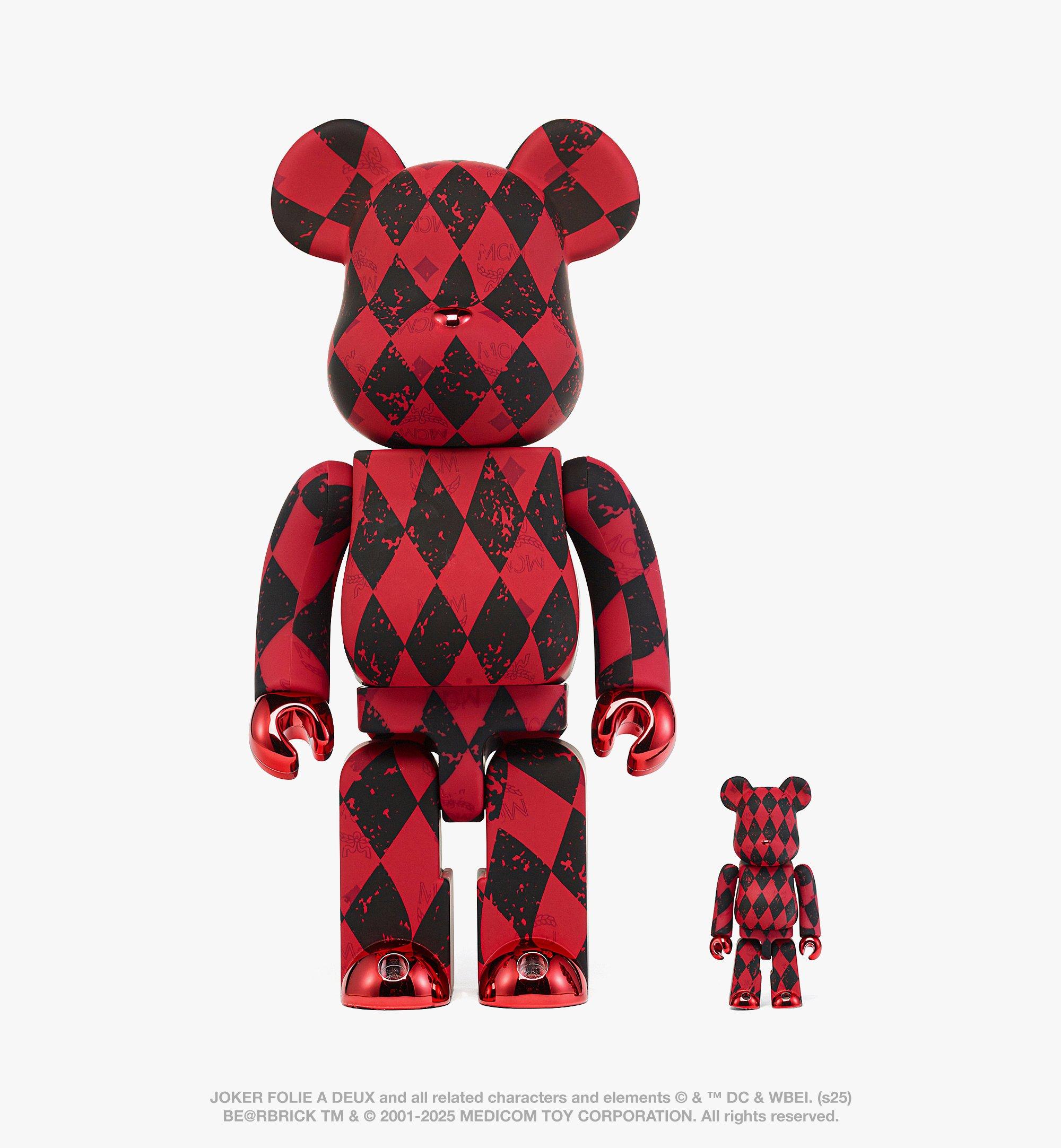 Ensemble MCM X BE@RBRICK HARLEY QUINN 100 % et 400 %