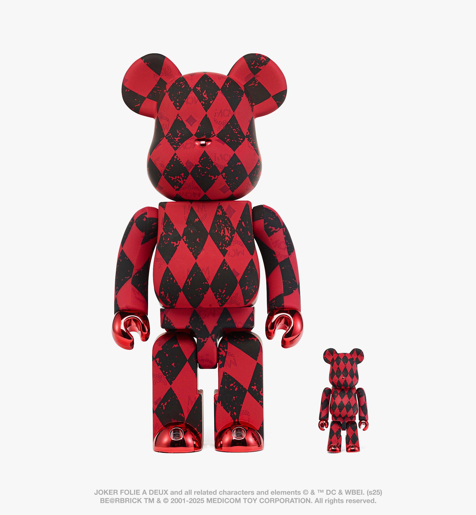 MCM X BE@RBRICK HARLEY QUINN 100% & 400% Set