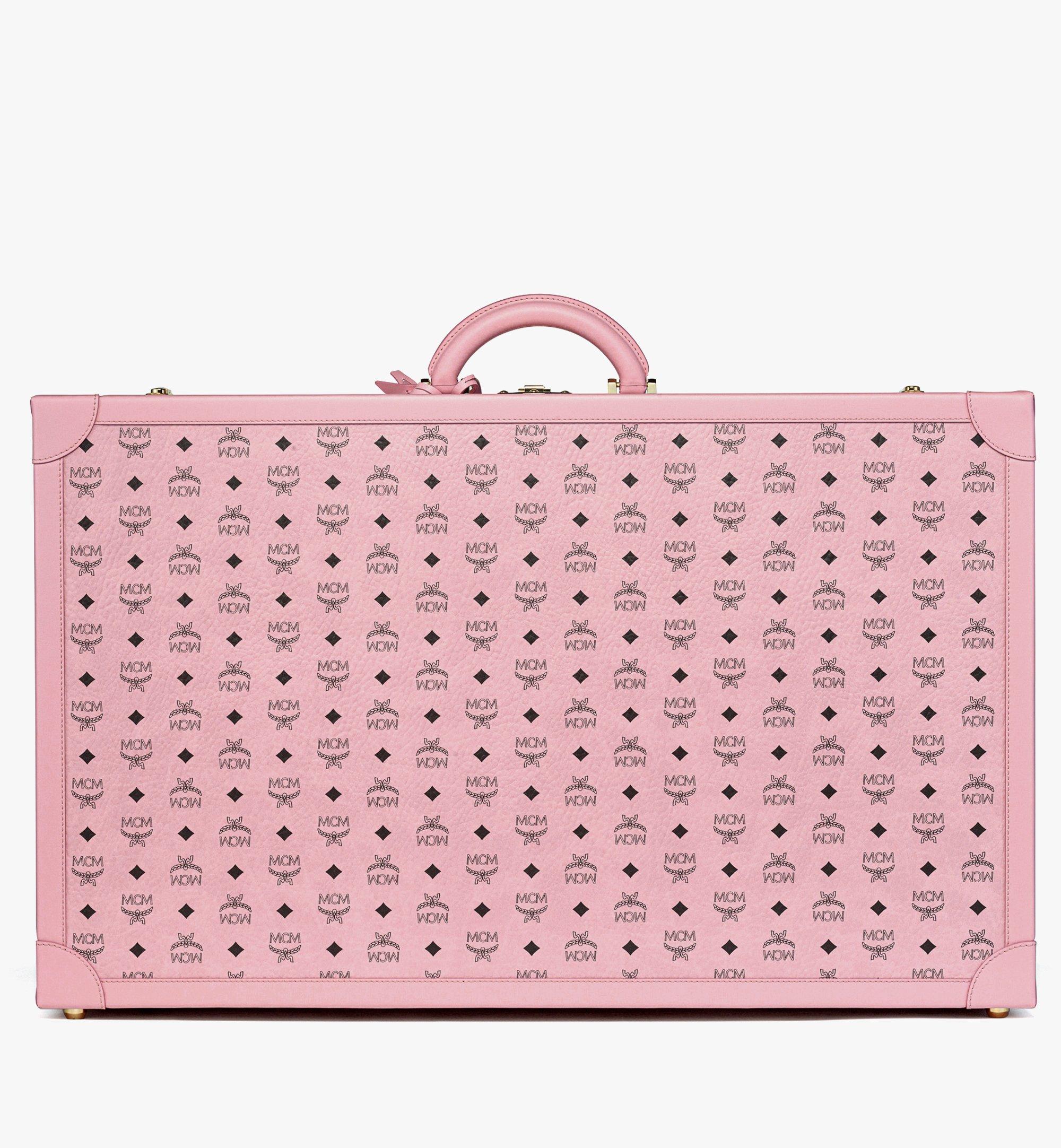✨収納多数✨MCM ヴィセトス クラッチバッグ タブレットケース ピンク Large Suitcase in Visetos Pink | MCM ®US