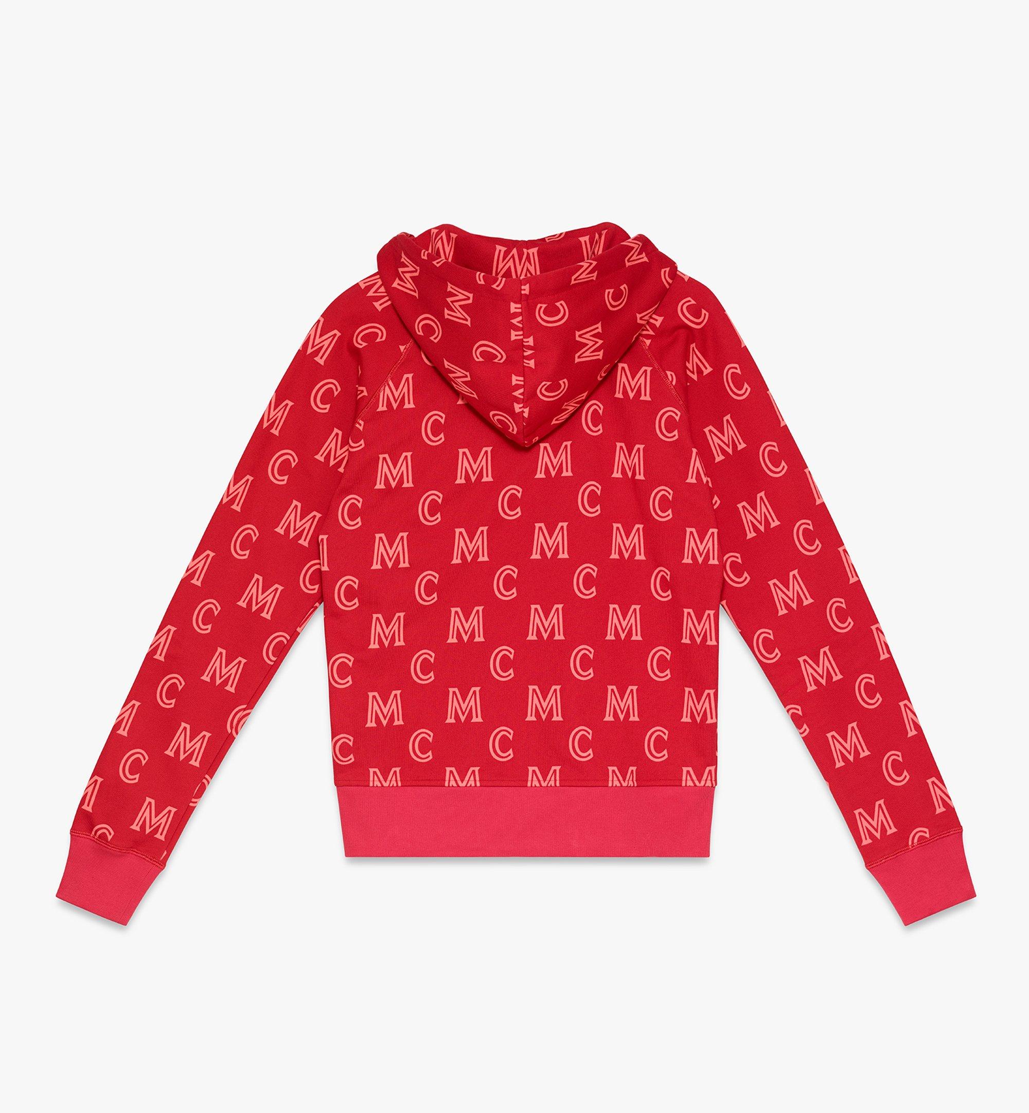 monogram zip up