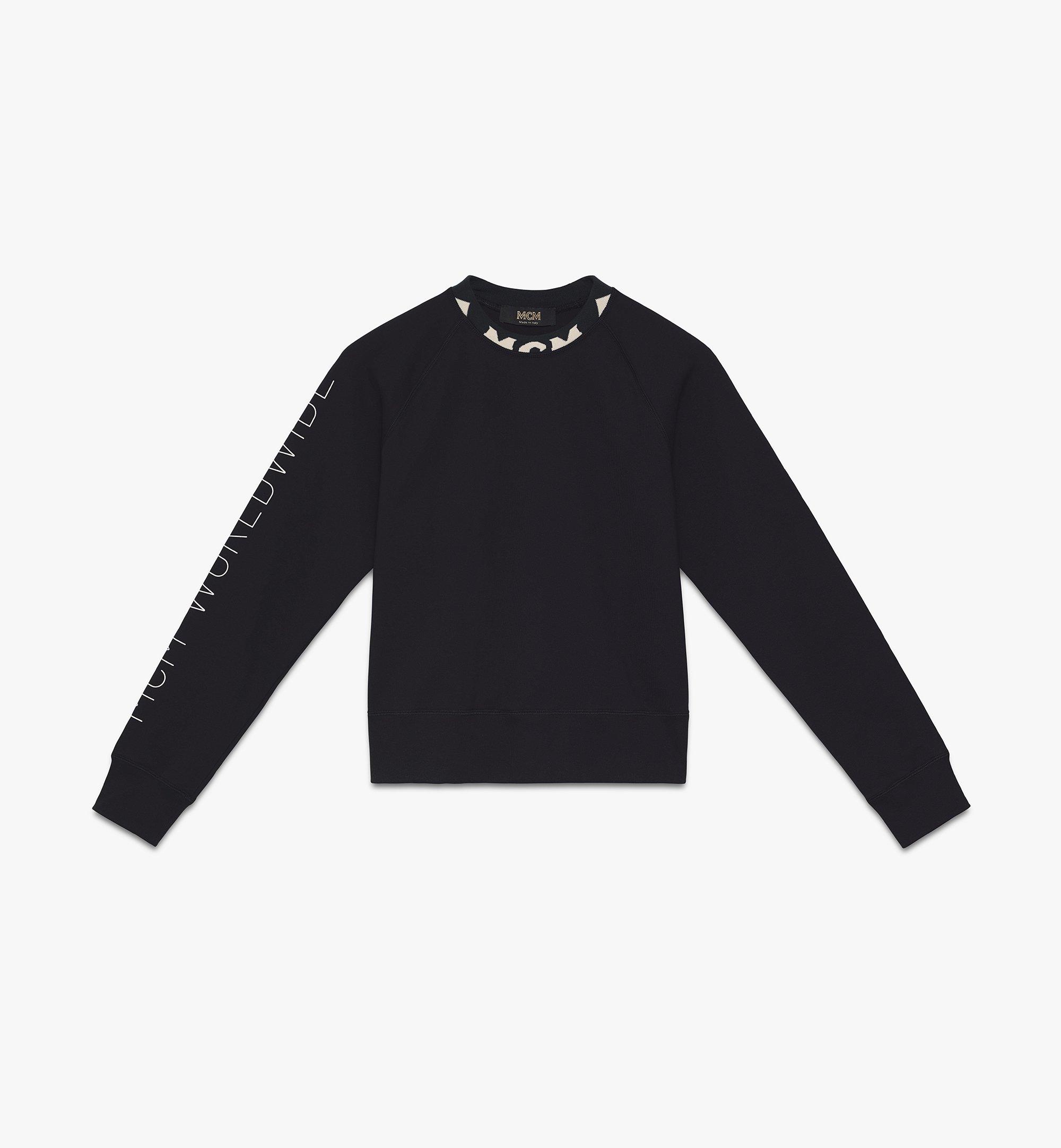 MCM Women's Worldwide Crewneck Sweatshirt Purple MFAASMM06BT00S Alternate View 1