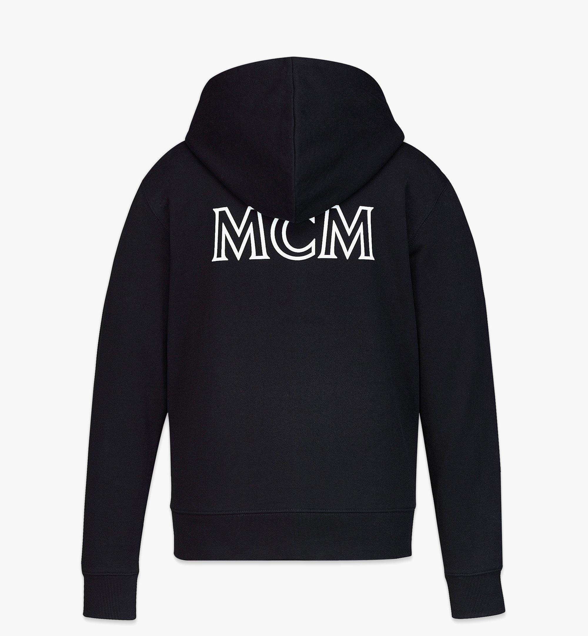 MCM 女士MCM Basics Logo棉质连帽衫 Black MFABABC02BK00M 更多视角 1