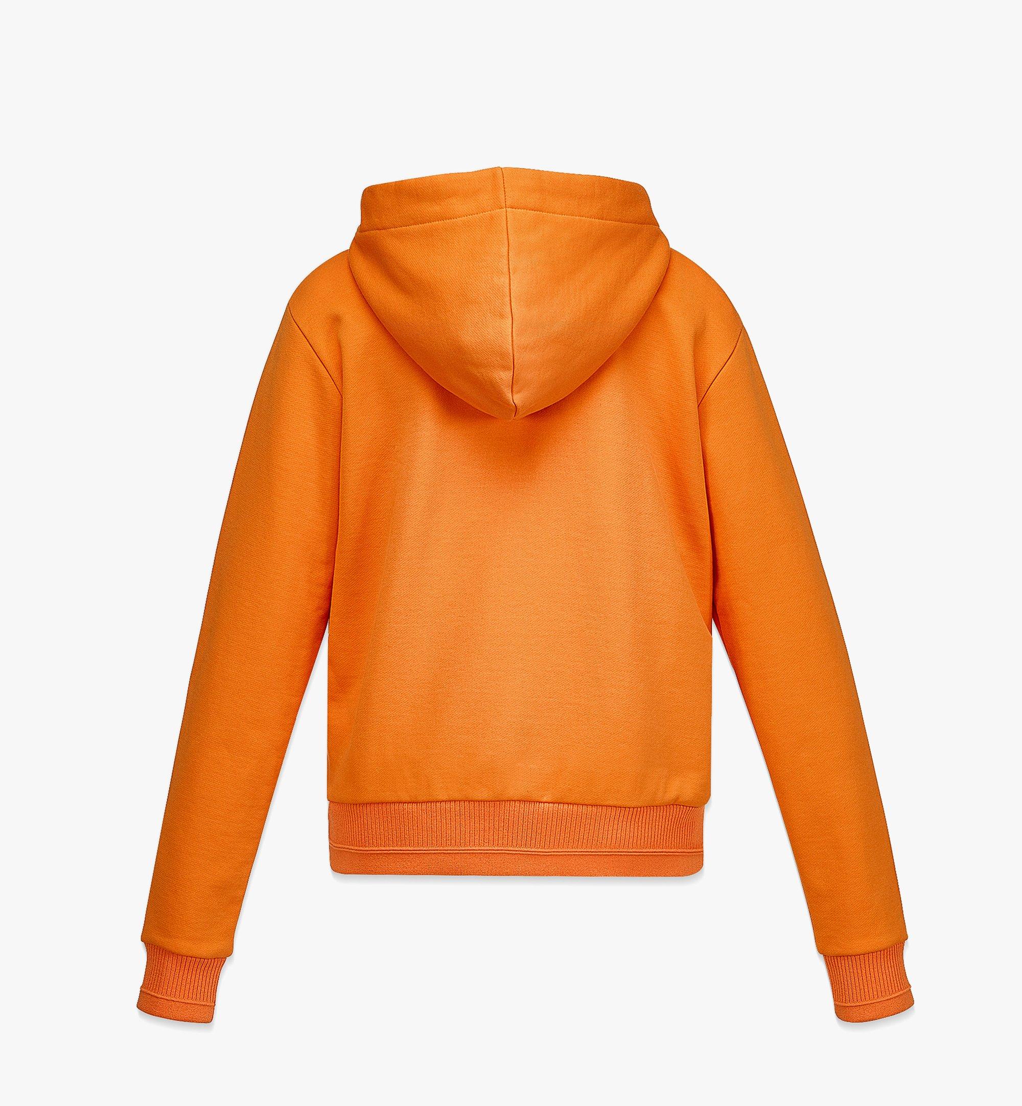 フィットネストップス MSGM Women Hoodies 3841MDM515 25700017 Orange Orange cotton sweatshirt with maxi logo print - MSGM Official