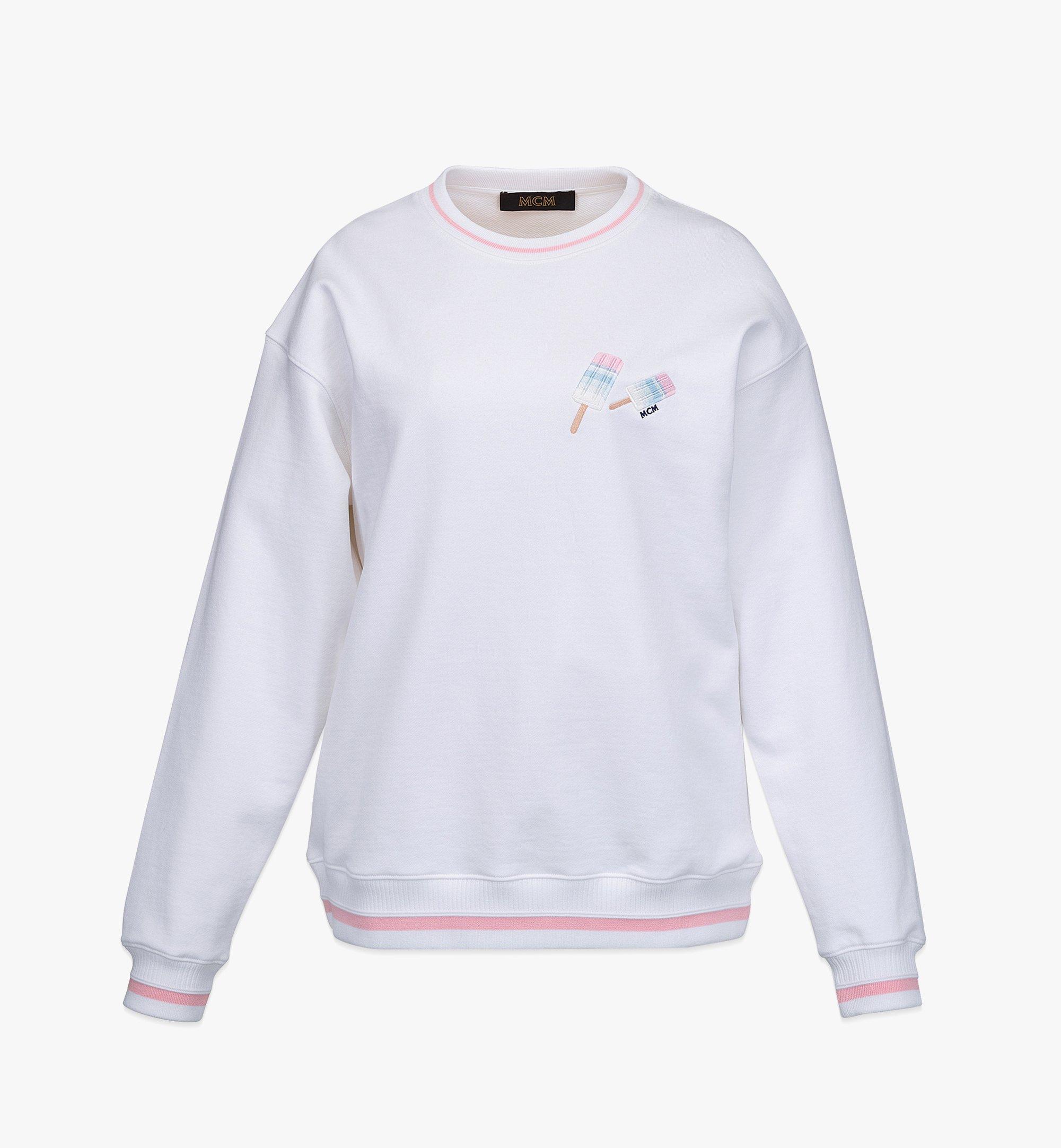 MCM 女士MCM系列棉质运动衫 White MFACSMM01WO0XL 更多视角 1