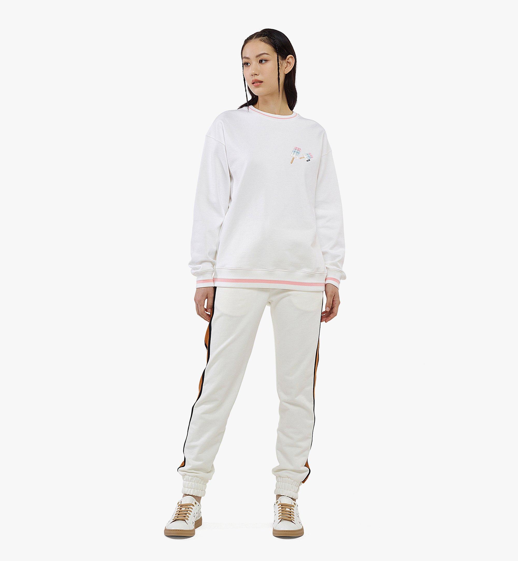 MCM 女士MCM系列棉质运动衫 White MFACSMM01WO0XL 更多视角 2
