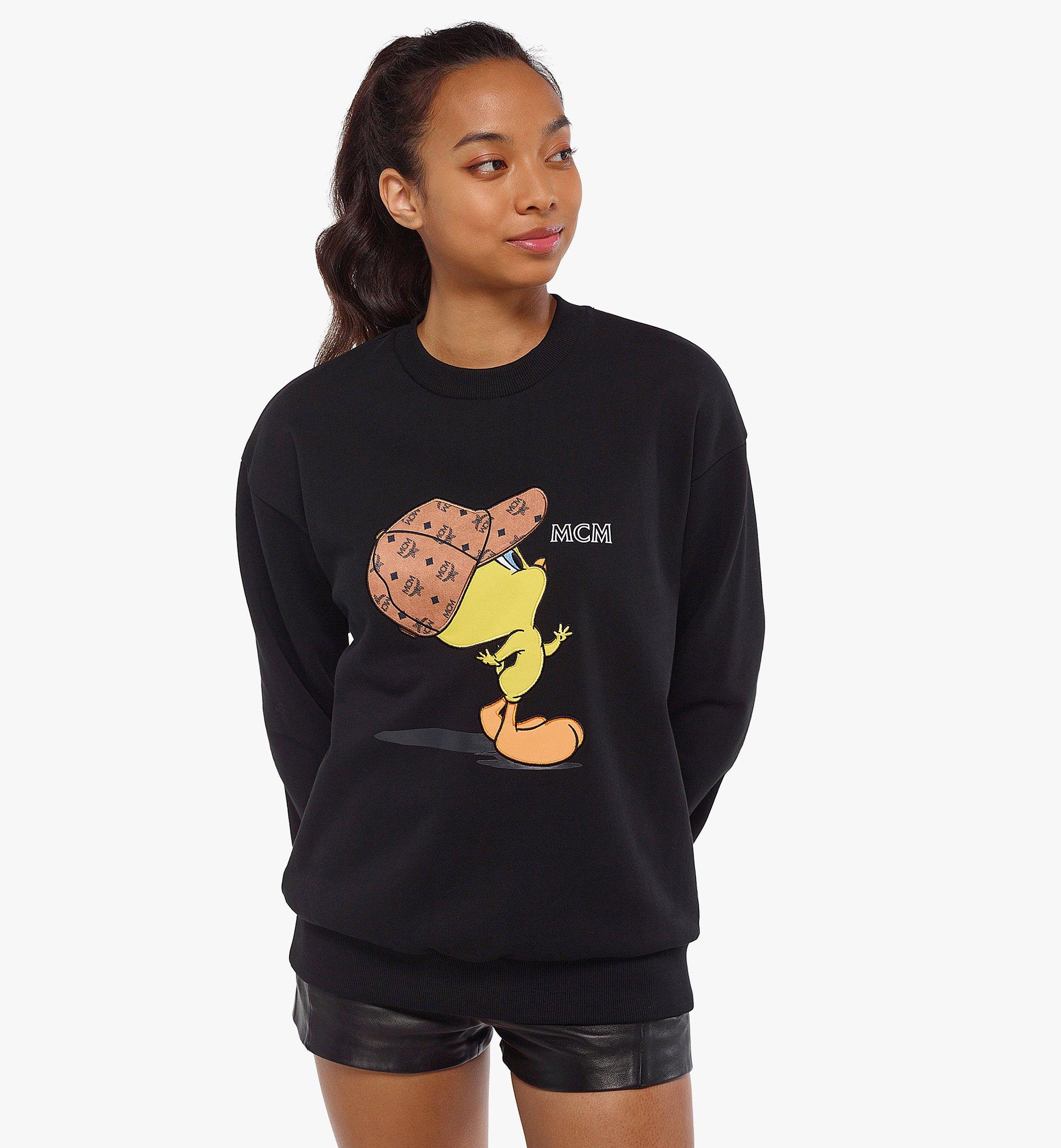 Looney Tunes Tweety Bird Pose' Women's Premium Slim Fit Sweatshirt