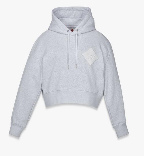 Essential Logo Patch Cropped Hoodie