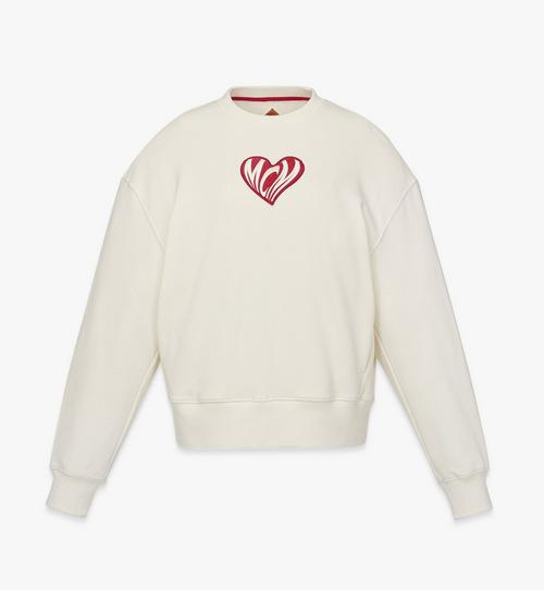 Heart Logo Sweatshirt in Organic Cotton