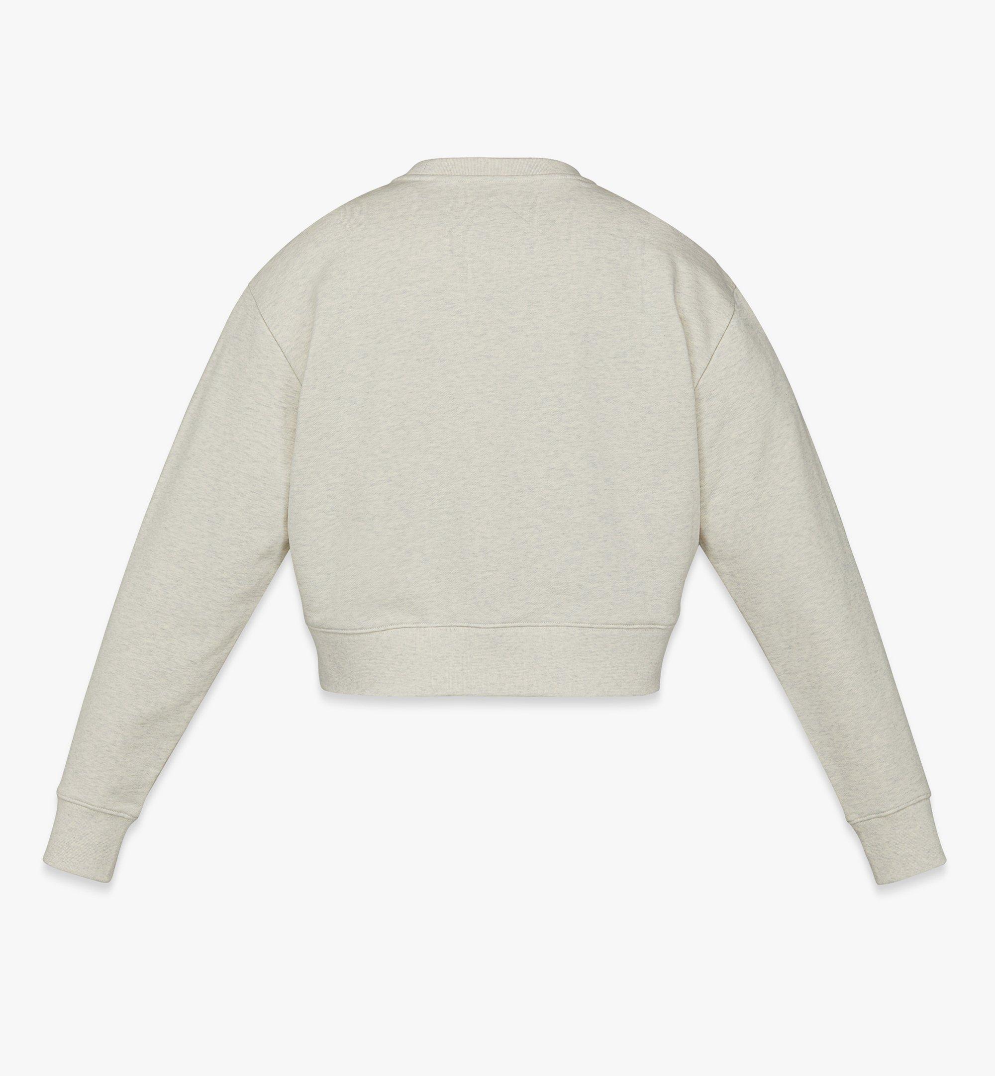 MCM Beach Club Logo Sweatshirt Beige MFAFSHE012B0XS Plus de photos 1