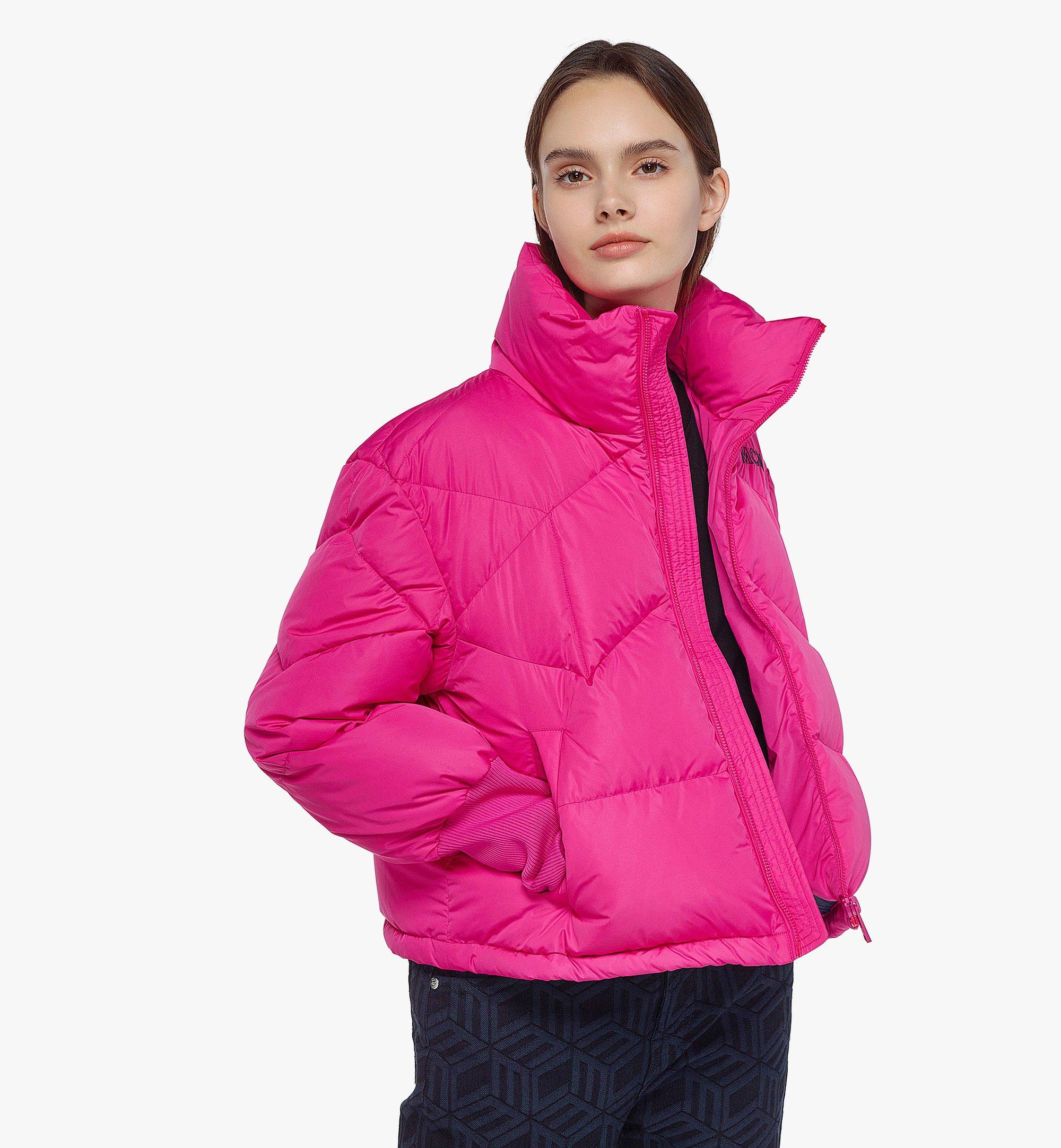 MCM Women’s MCMFormative Down Parka in Biodegradable Nylon Pink MFCCAMM02QR00L Alternate View 2