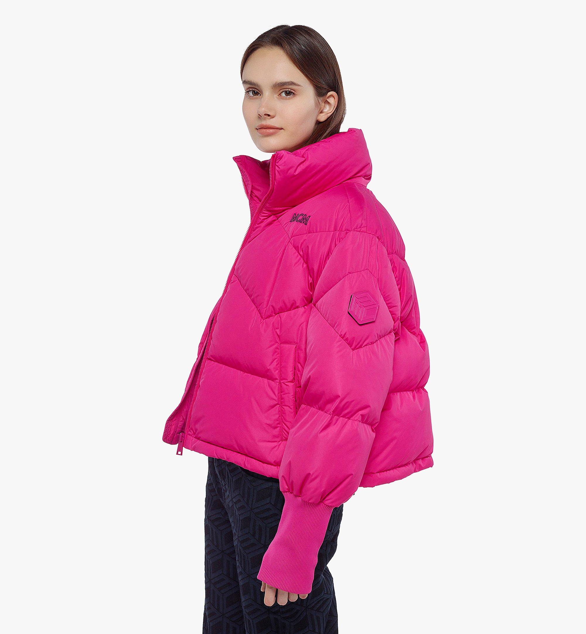 MCM Women’s MCMFormative Down Parka in Biodegradable Nylon Pink MFCCAMM02QR00L Alternate View 3