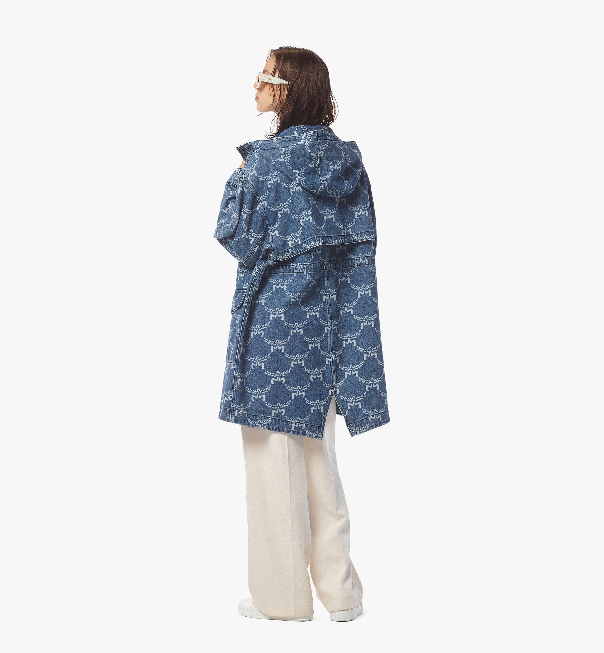 MCM เสื้อพาร์ก้าเดนิม 2-in-1 แต่งลายโมโนแกรม Lauretos Blue MFCEAMM02LI00S มุมมองอื่น 3