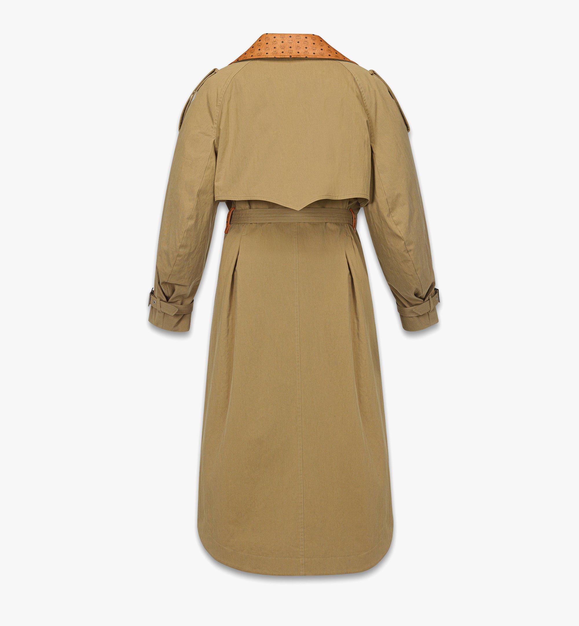 MCM Trench Coat Beige MFCFAMM02IG038 Alternate View 1
