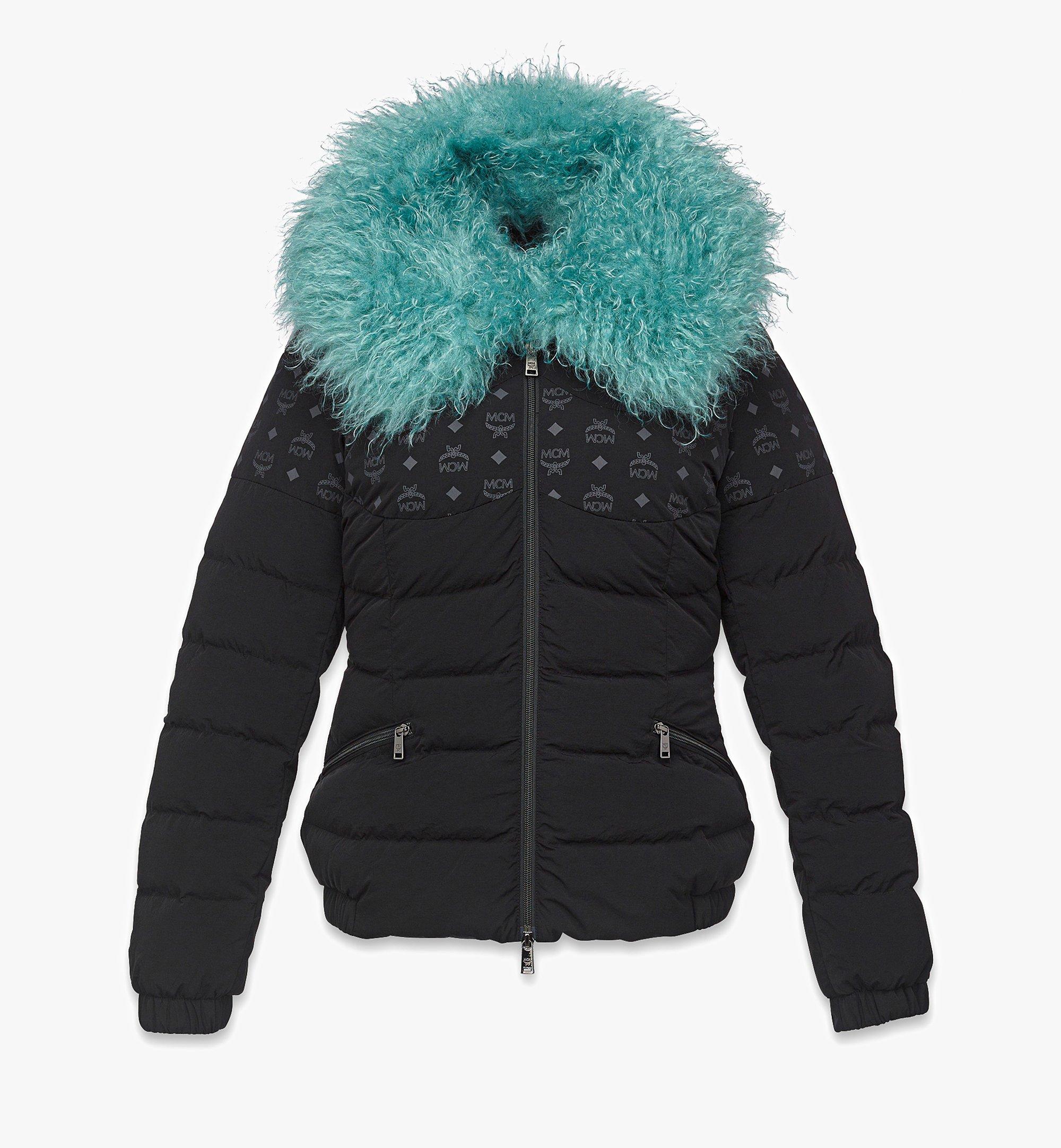 Monogram Print Parka With Vest