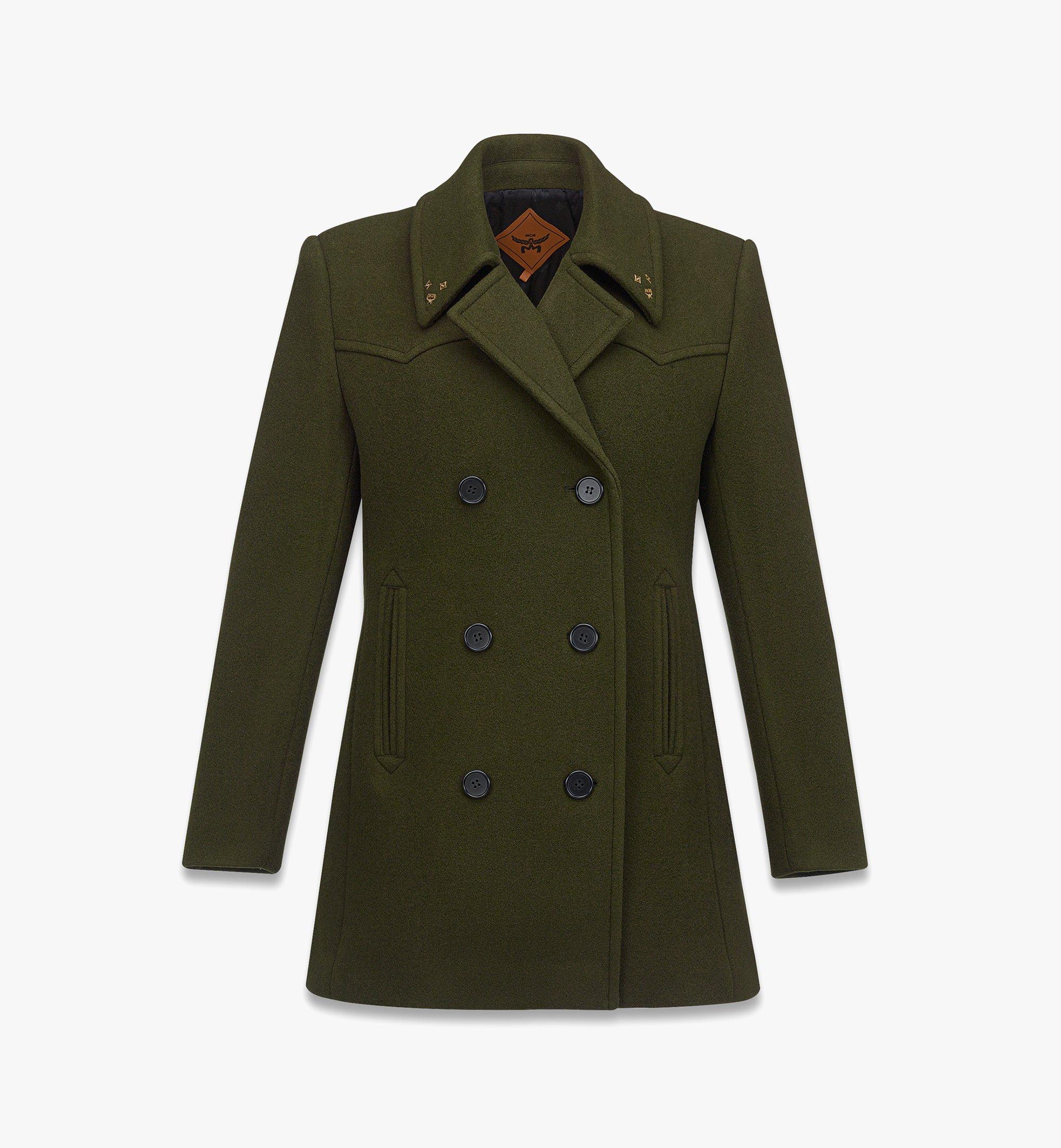40 IT Peacoat in Loden Wool Green | MCM ®US