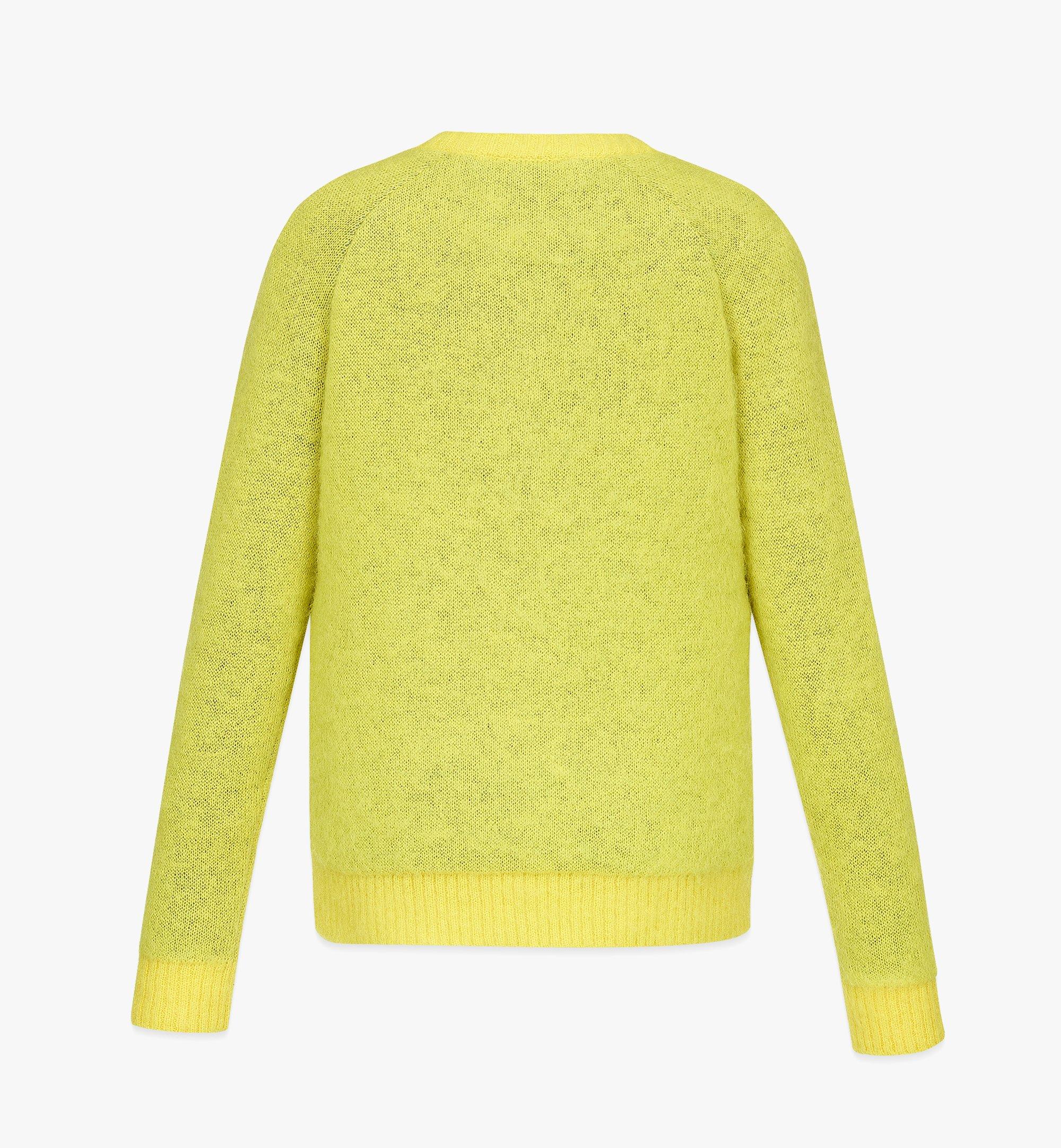 MCM Women’s Looney Tunes x MCM  Mohair Jacquard Sweater Yellow MFEDSMM07YW00L Alternate View 1