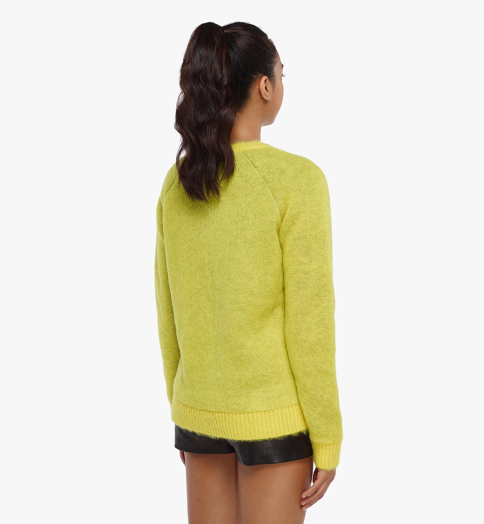 MCM Women’s Looney Tunes x MCM  Mohair Jacquard Sweater Yellow MFEDSMM07YW00L Alternate View 2
