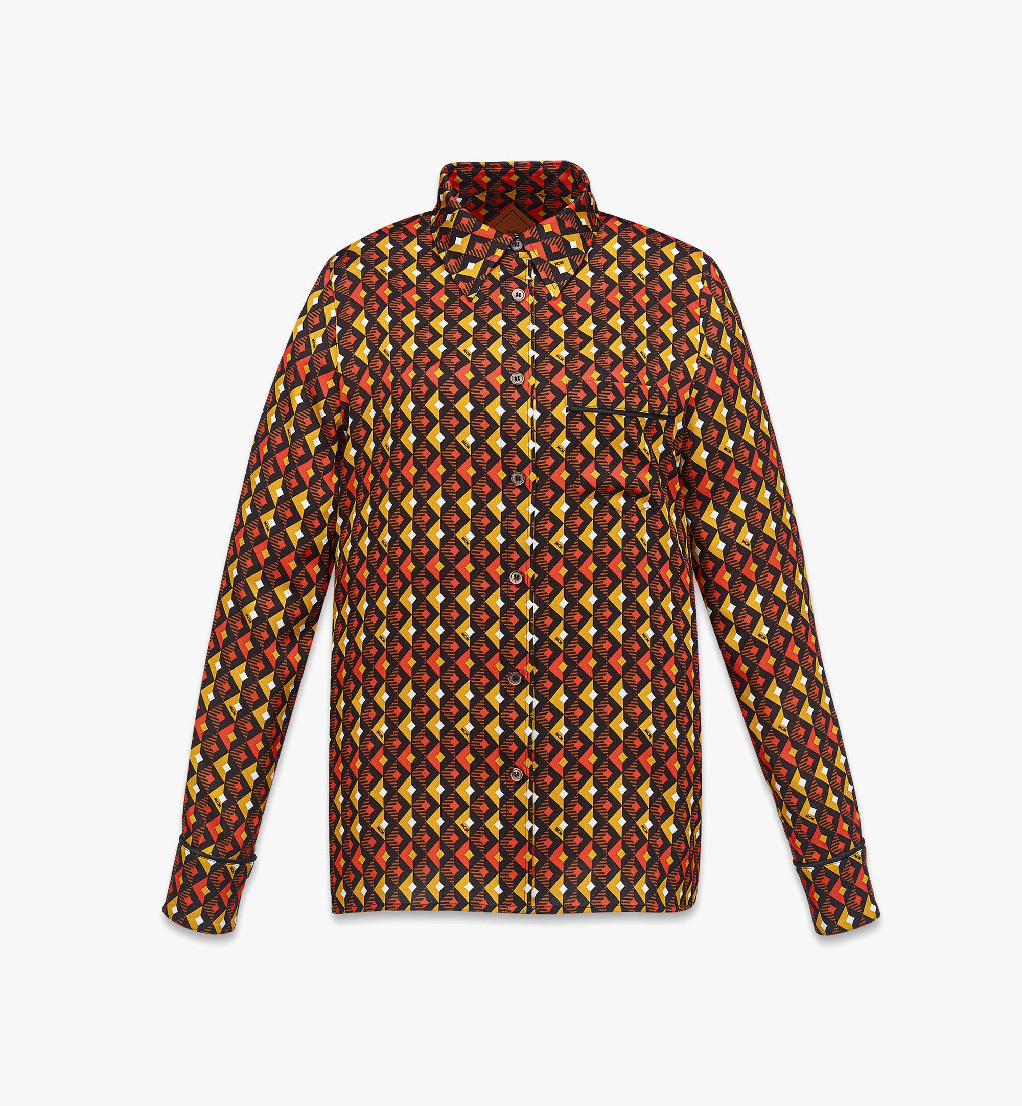 40 IT Silk Pajama Shirt Orange | MCM ®US