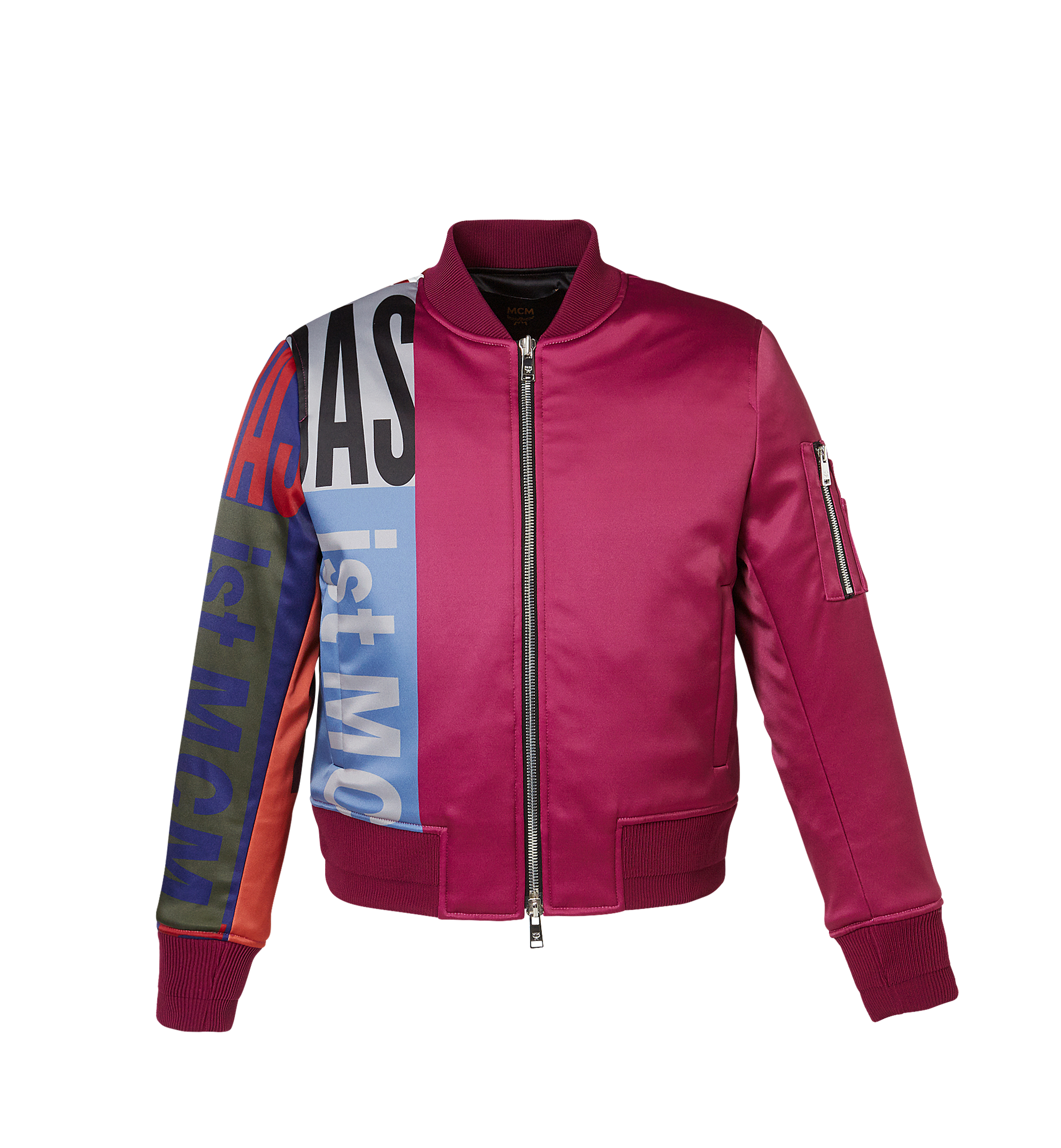 MCM Women's Das Ist MCM Satin Bomber Jacket  MFJ8AMM30UK00S Noch mehr sehen 1