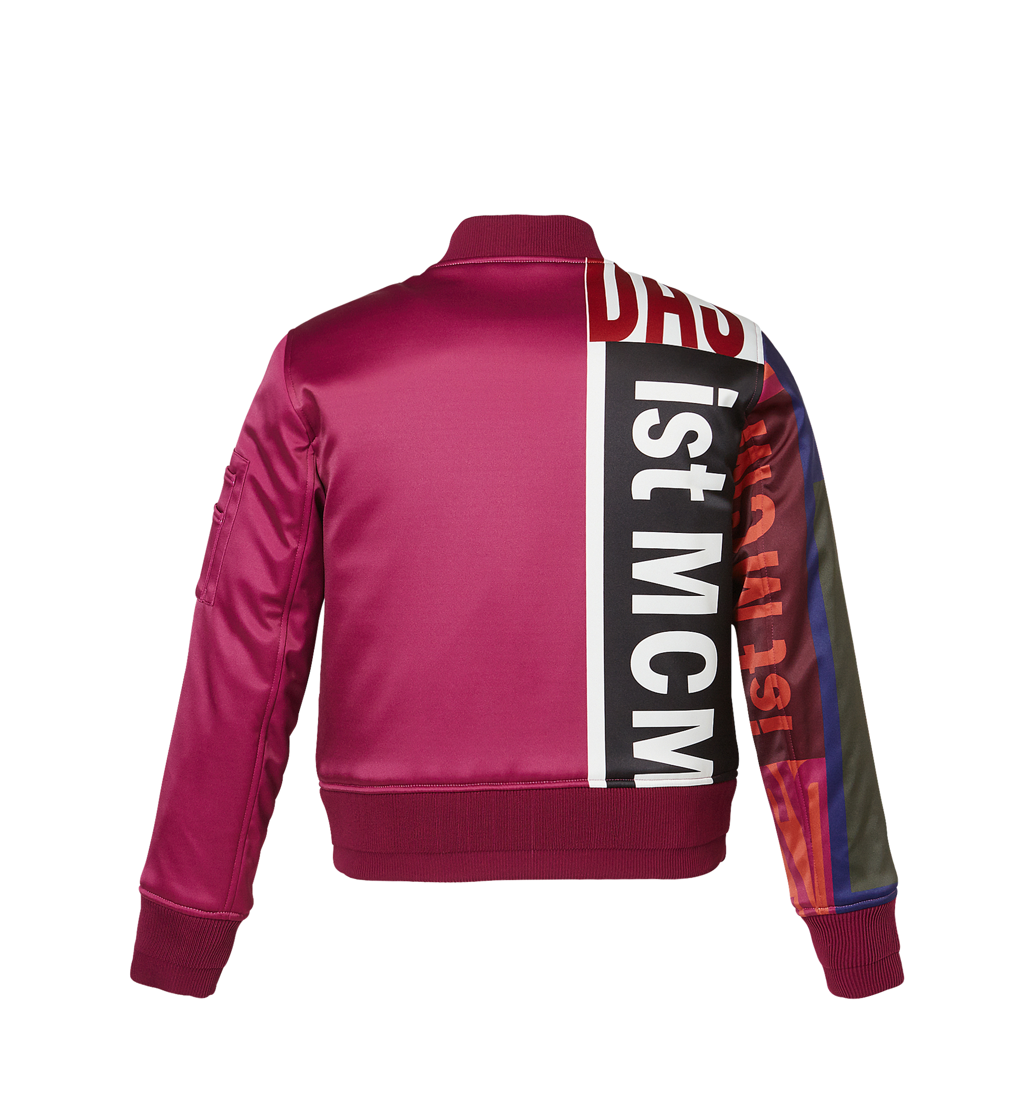 MCM Women's Das Ist MCM Satin Bomber Jacket  MFJ8AMM30UK00S Noch mehr sehen 2