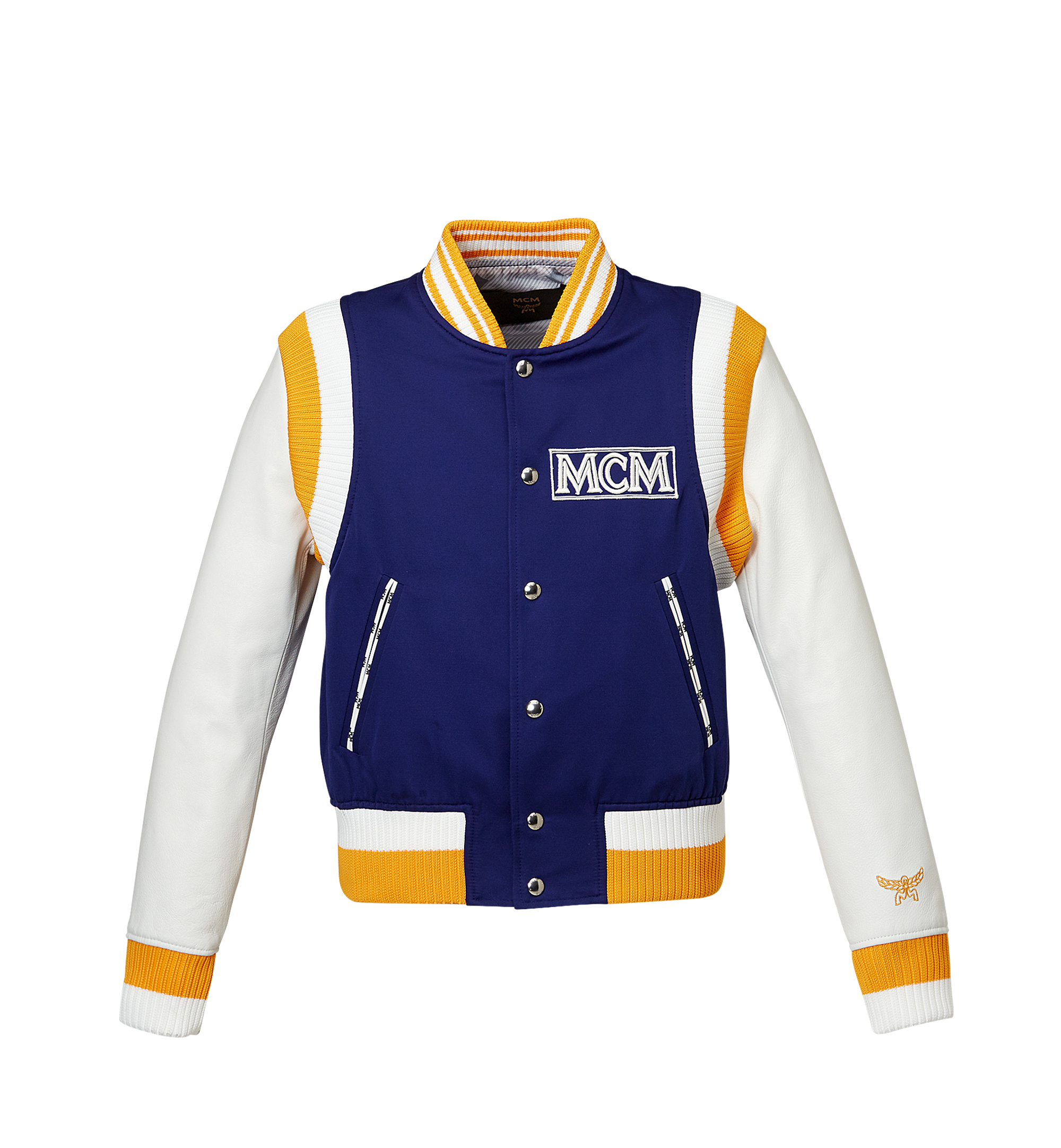 MCM Veste Stadium logo classique pour femme Blue MFJ8SMM34HT00L Plus de photos 1