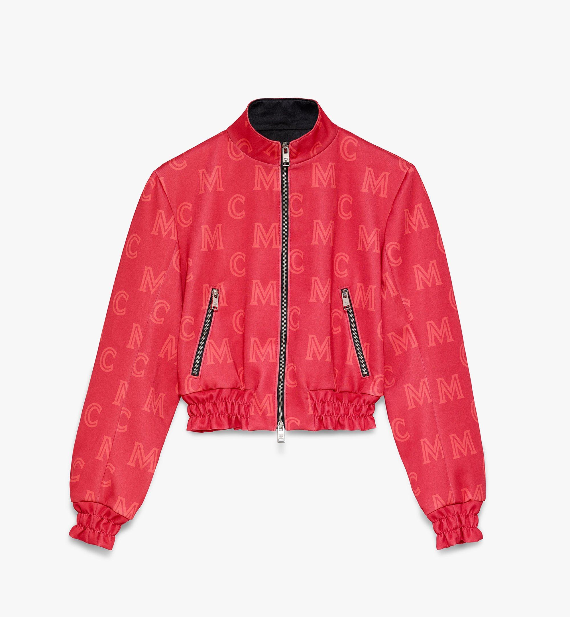 Small Women #39 s Monogram Track Jacket Red MCM ®MY