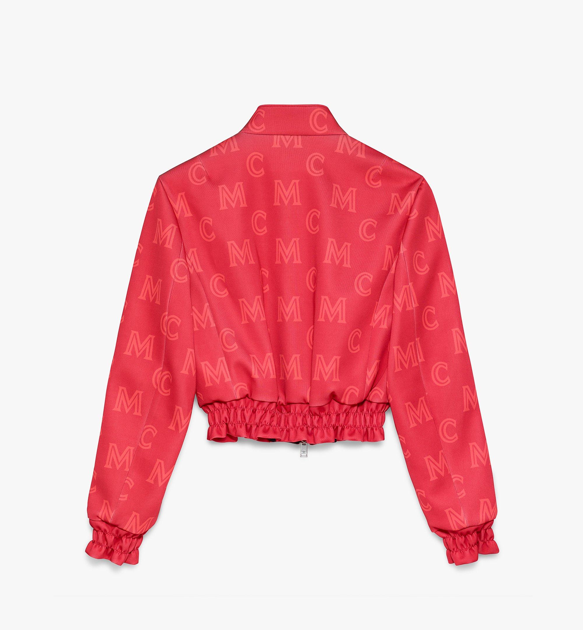 MCM Women's Monogram Track Jacket Red MFJASMM02R400S Alternate View 1