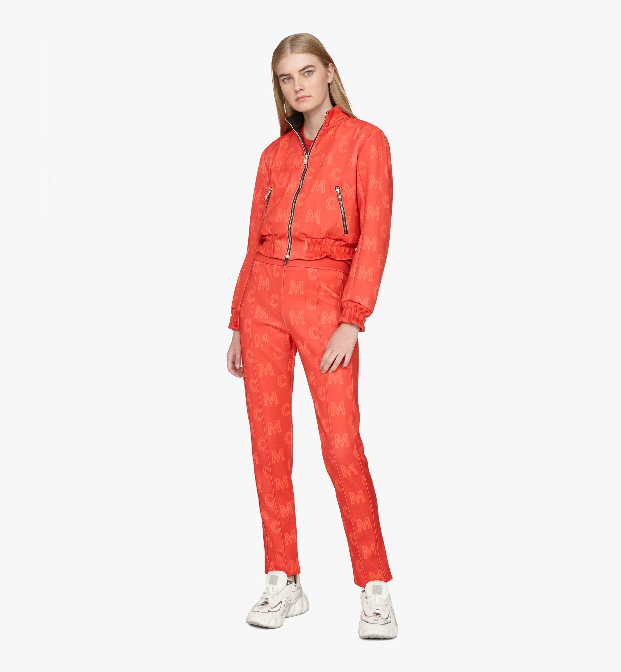 Small Women #39 s Monogram Track Jacket Red MCM ®MY