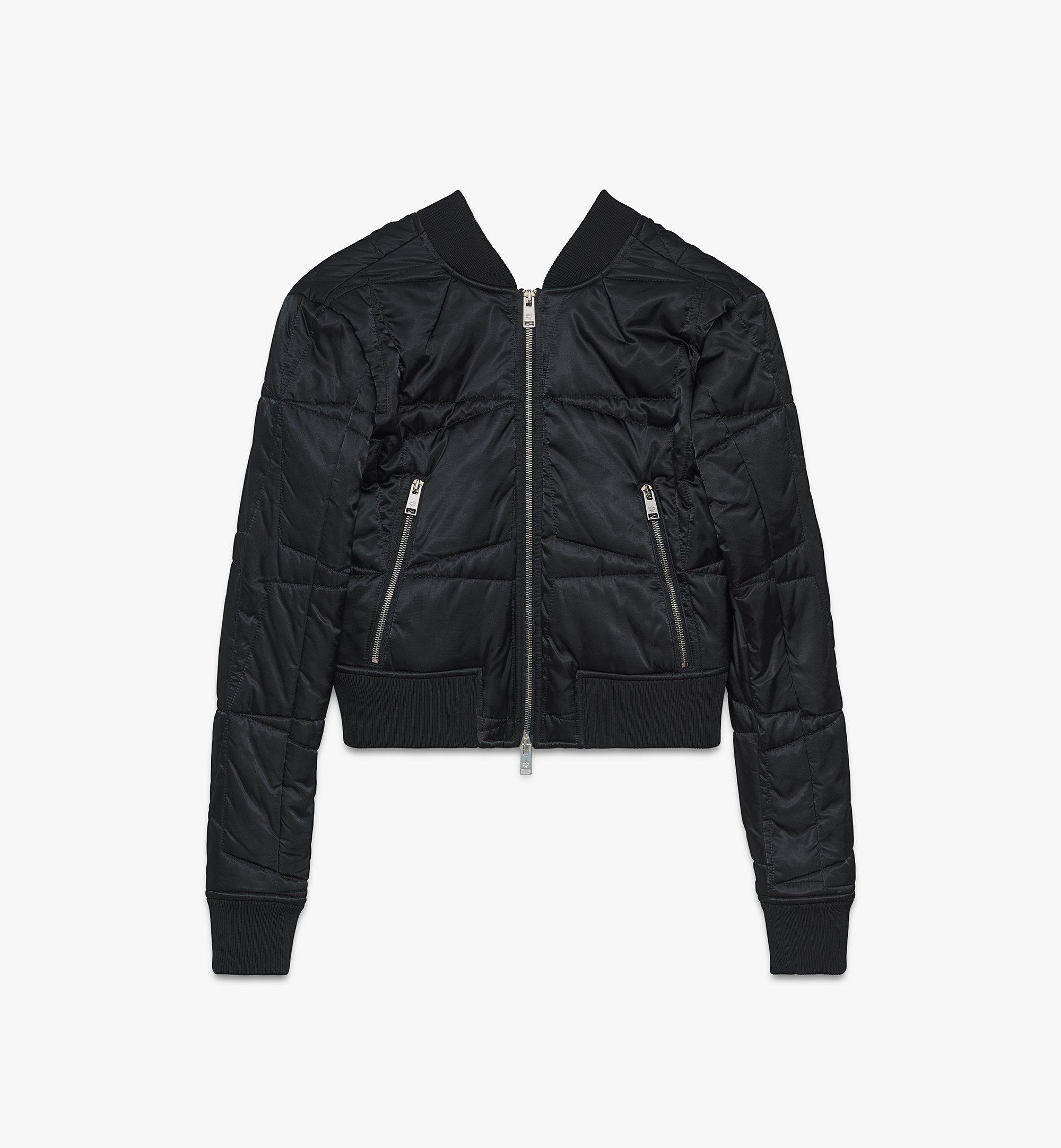 MCM Women's Diamond Bomber Jacket Black MFJASSE02BT040 Alternate View 1
