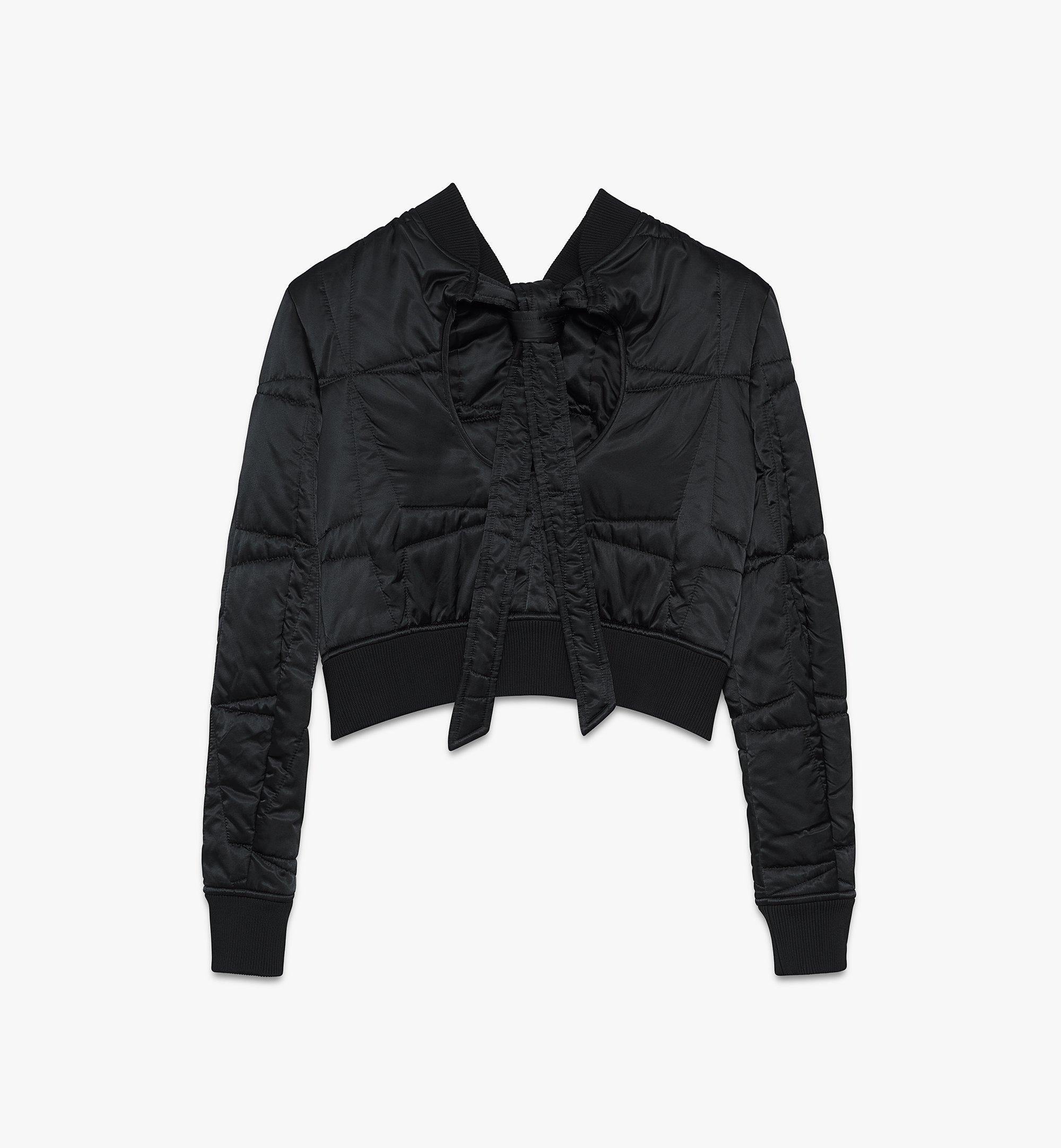 MCM Women's Diamond Bomber Jacket Black MFJASSE02BT040 Alternate View 1