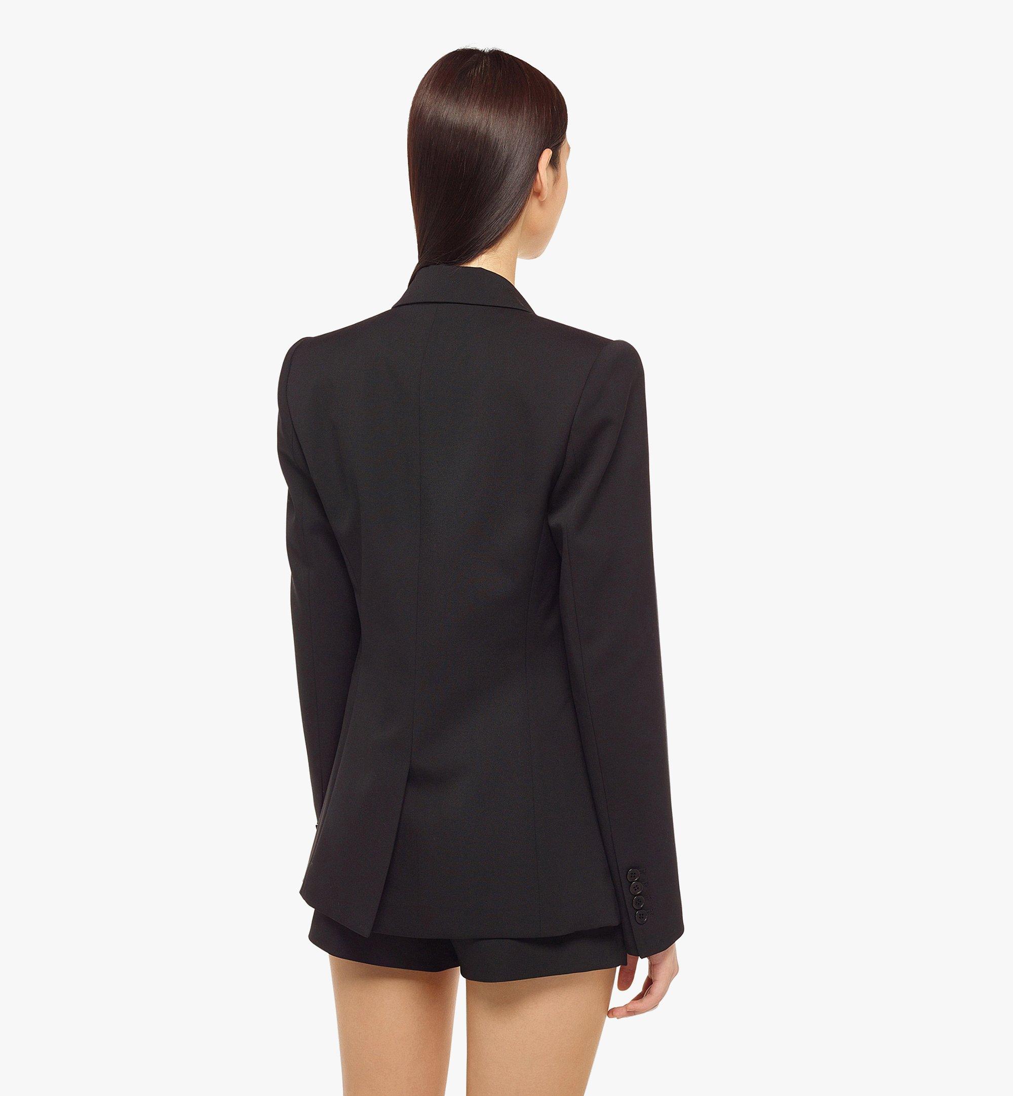 Small Power Blazer in Wool Black MCM ®CA