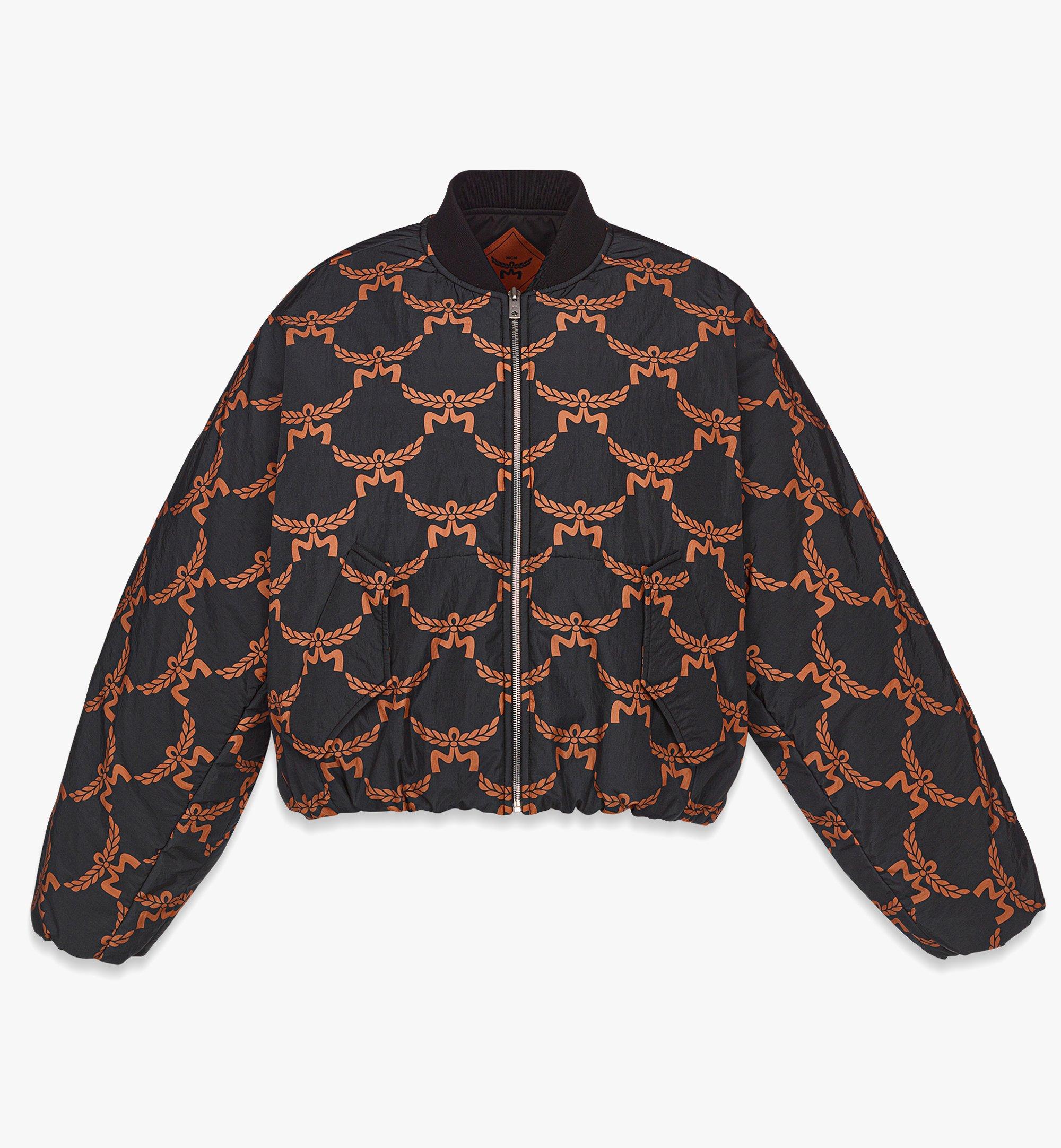 MCM Lauretos Bomber Jacket in ECONYL® Black MFJEAMM03BK00L Alternate View 1