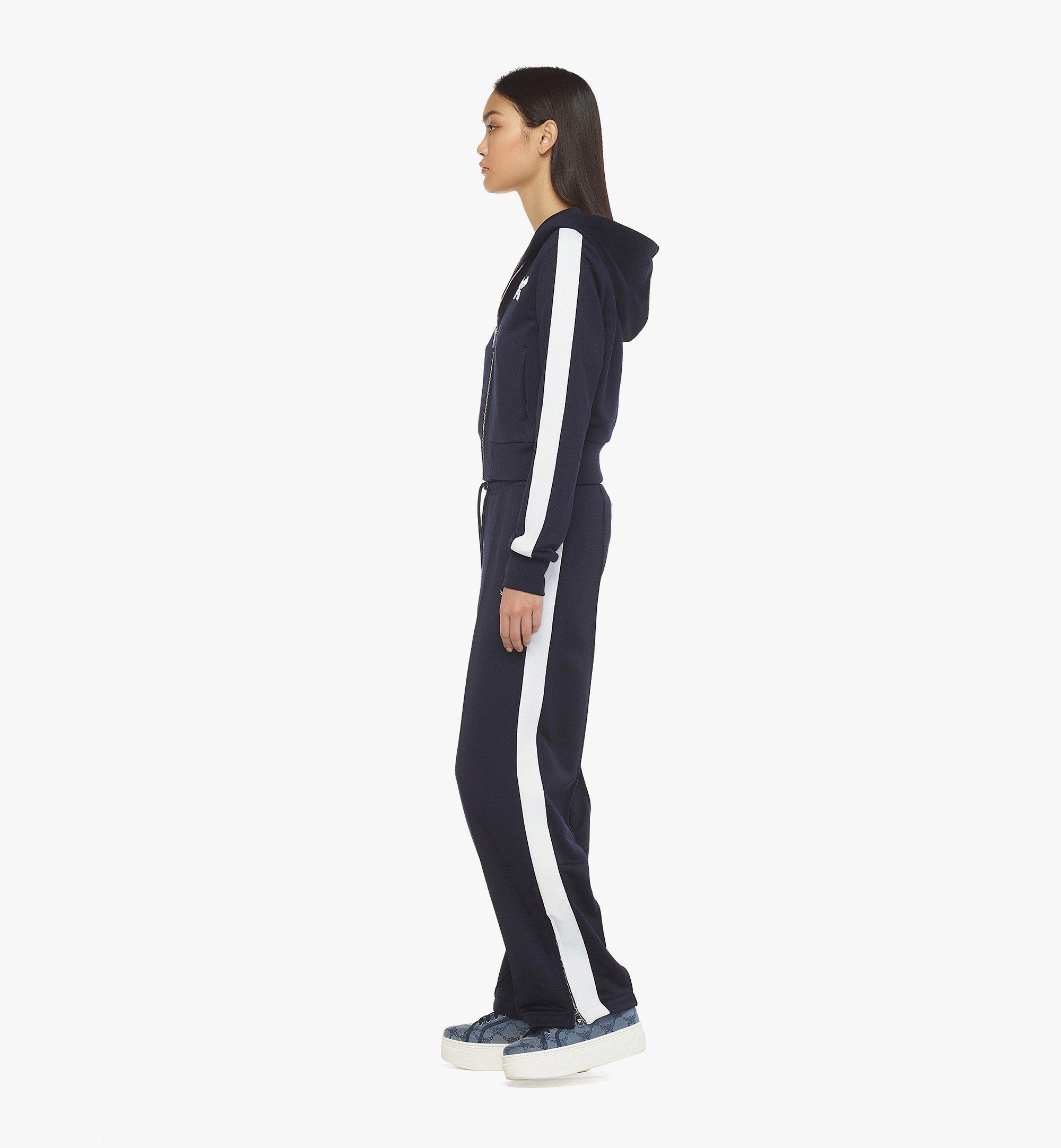 MCM Essential Logo Terry Zip Hoodie Navy MFJESBC01VD00L Alternate View 2