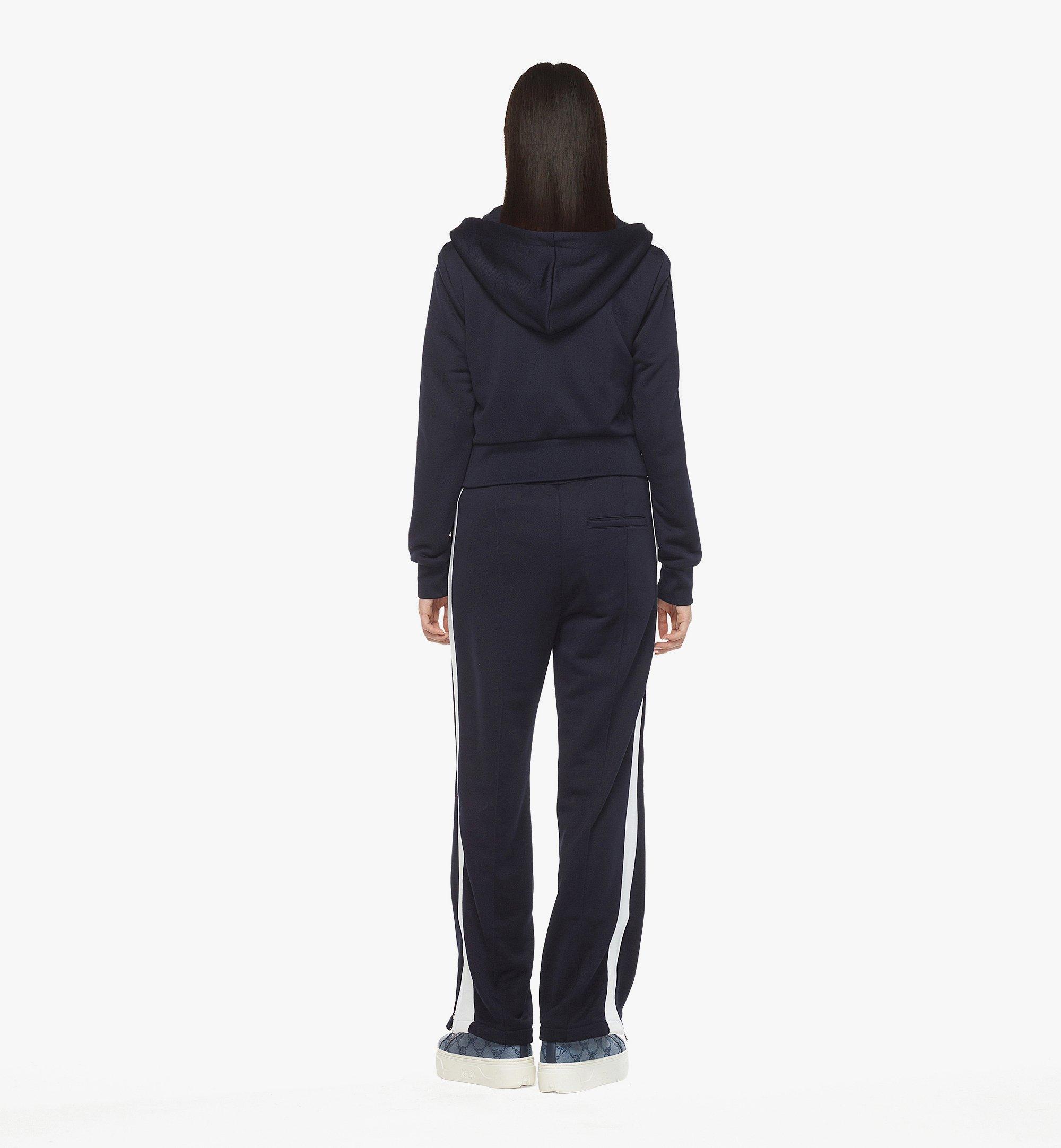 MCM Essential Logo Terry Zip Hoodie Navy MFJESBC01VD00L Alternate View 3