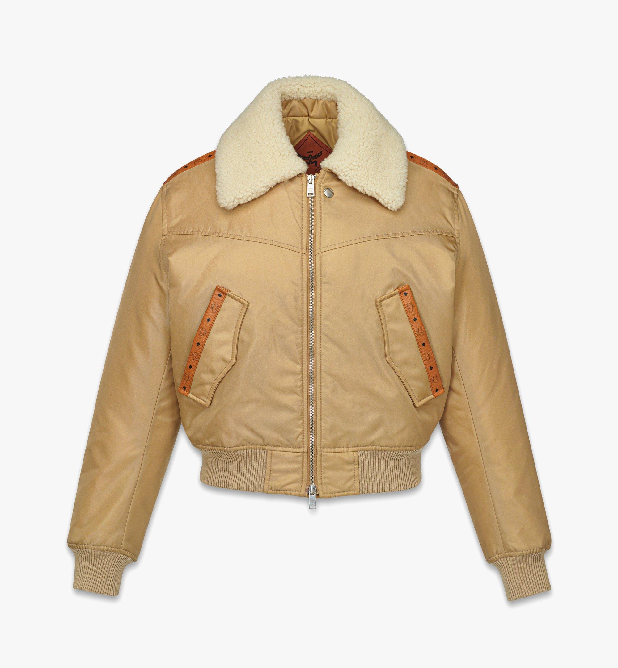 MCM パイロットジャケット - ムートン＆ECONYL® Beige MFJFAMM01IG00S ほかの角度から見る 1