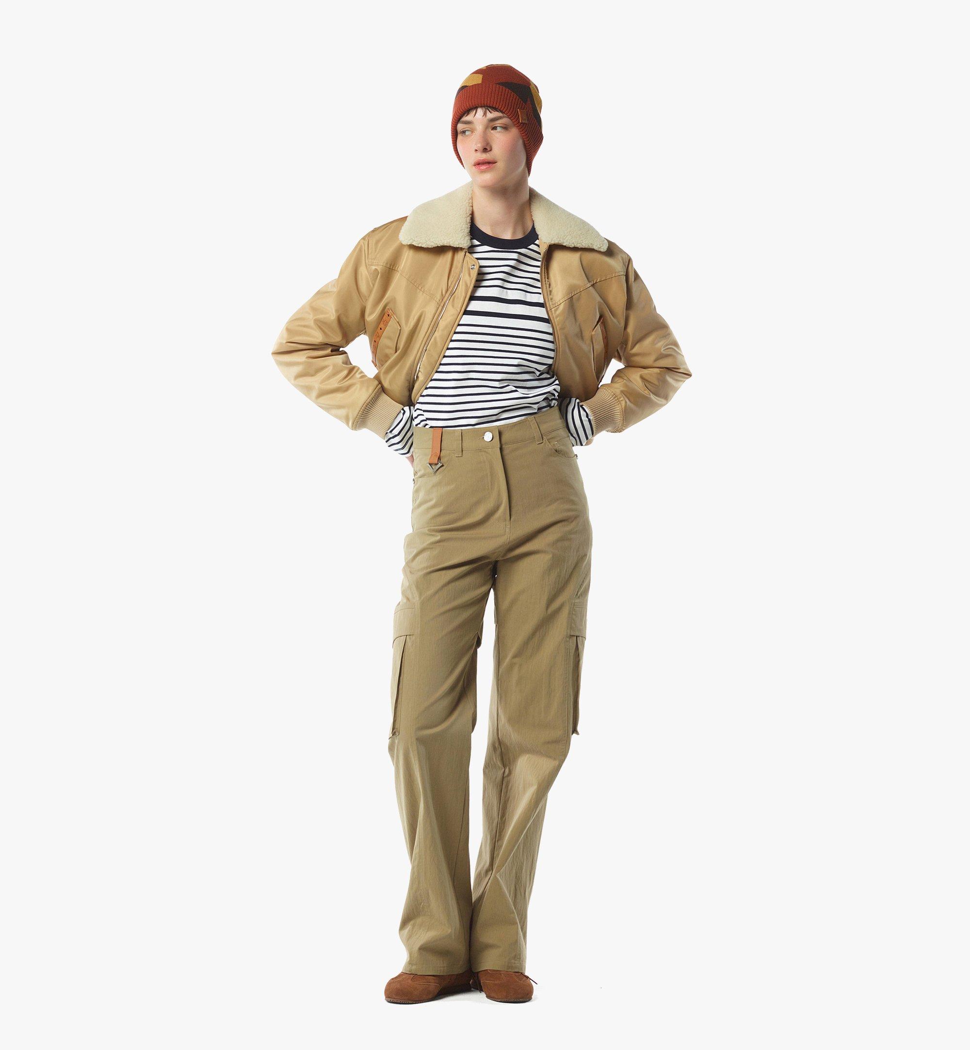 MCM パイロットジャケット - ムートン＆ECONYL® Beige MFJFAMM01IG00S ほかの角度から見る 2