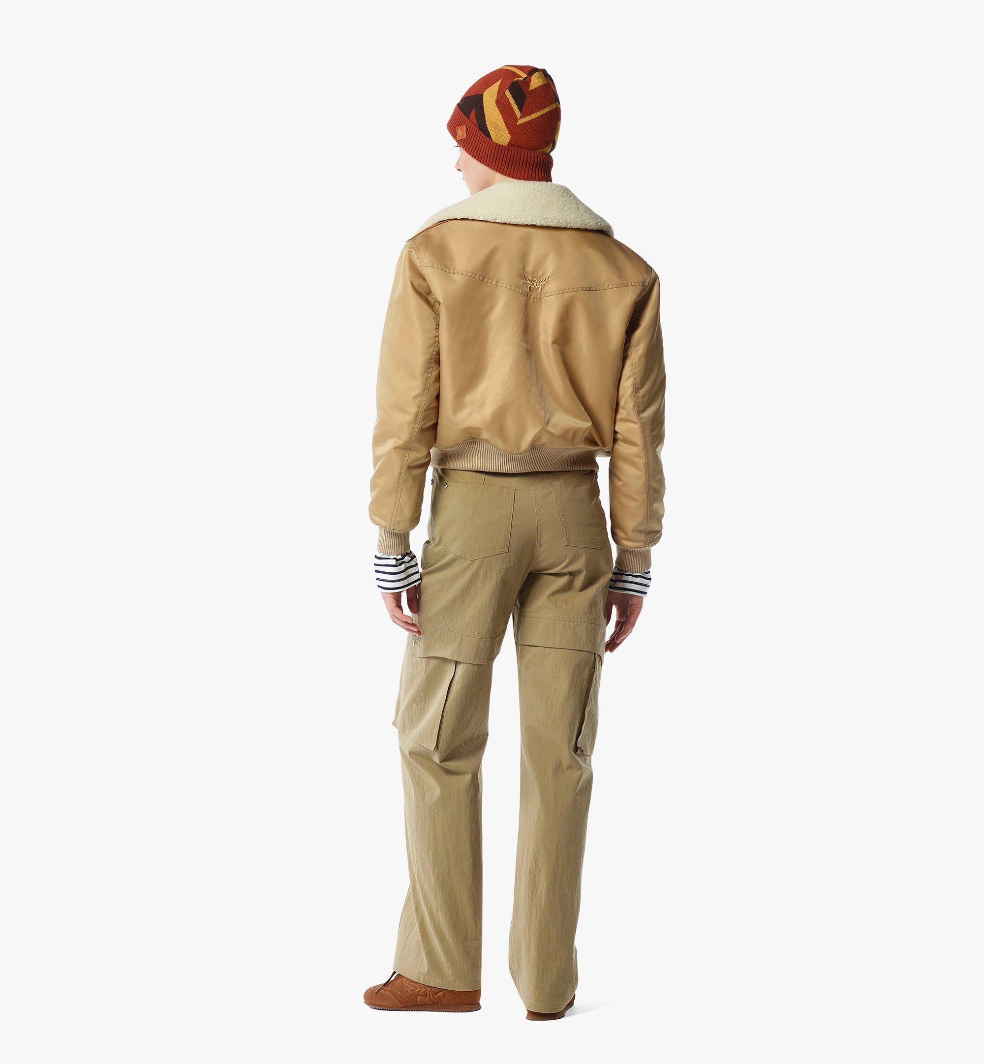 MCM パイロットジャケット - ムートン＆ECONYL® Beige MFJFAMM01IG00S ほかの角度から見る 3