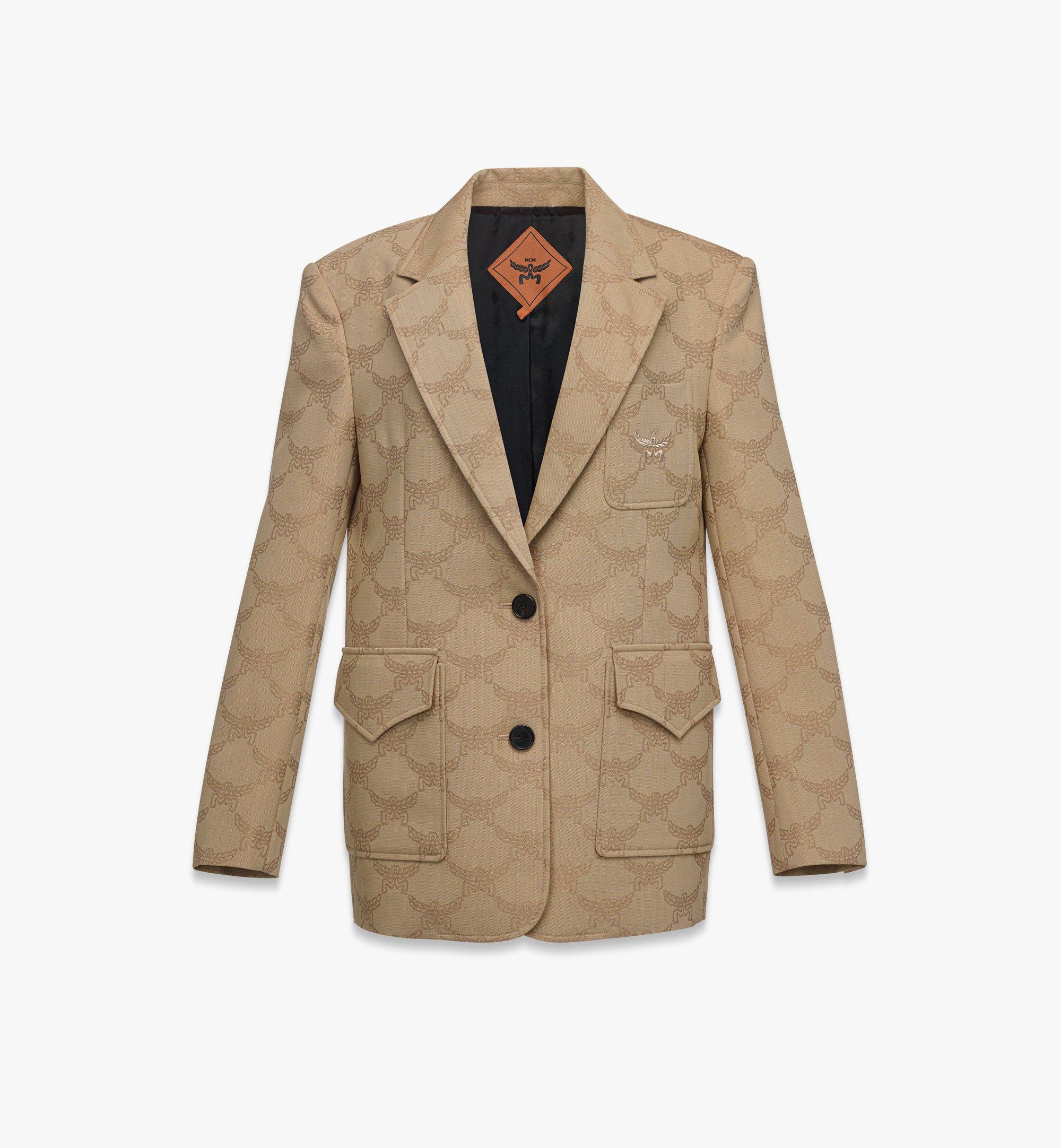 MCM Wolljacquardblazer in Lauretos Beige MFJFSMM01IG038 Noch mehr sehen 1