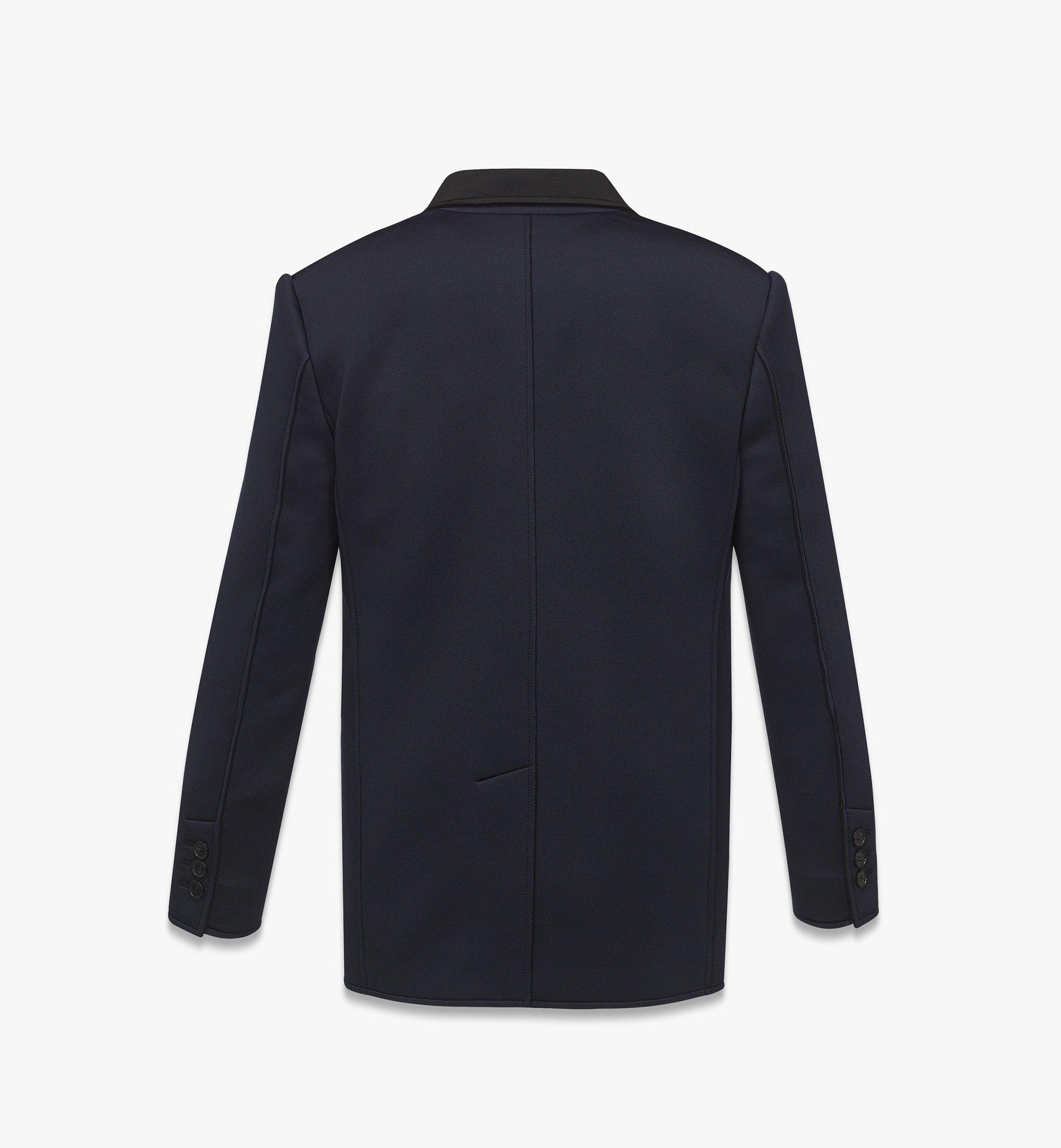 MCM Neoprene Jacket Blue MFJFSMM02VC042 Alternate View 1