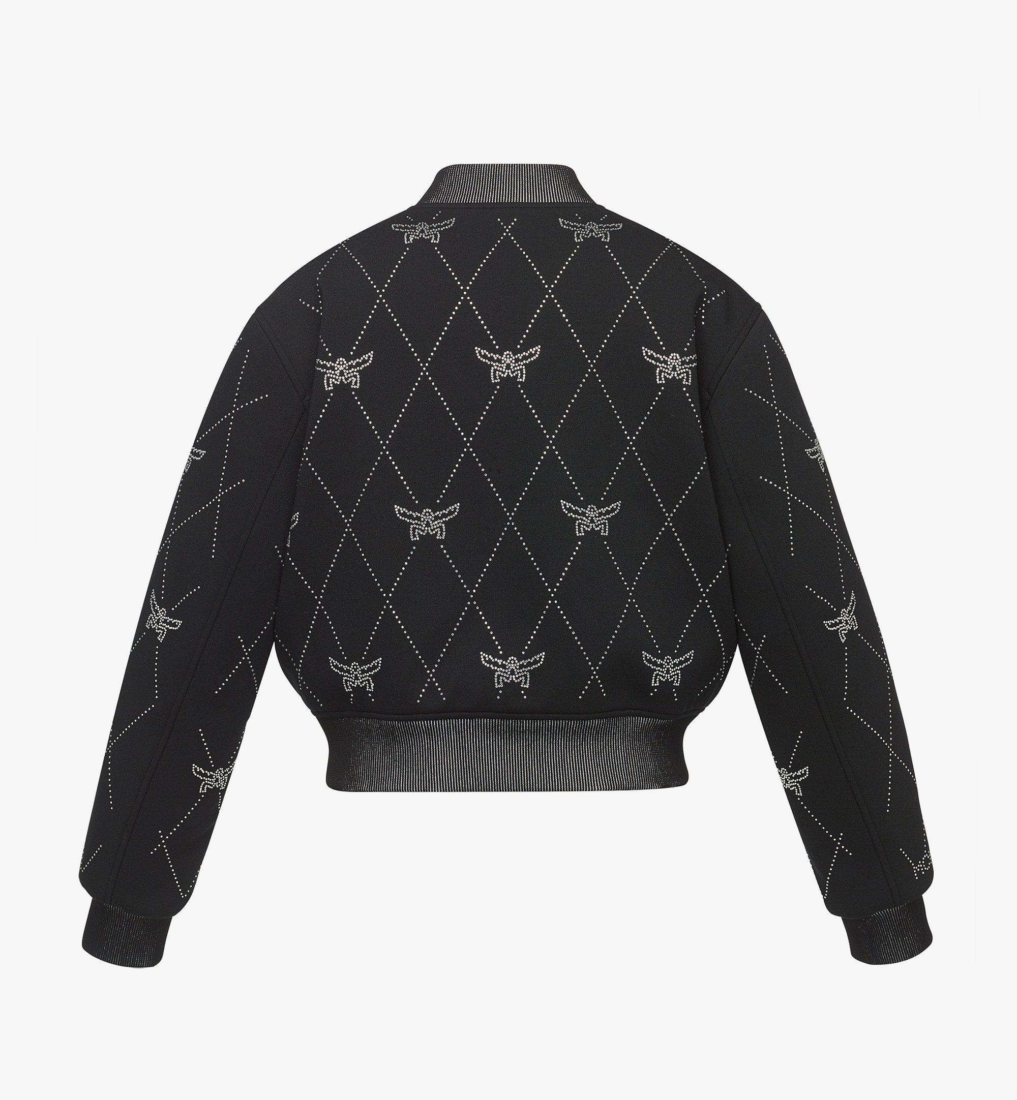 MCM Lauretos Crystal Ponte Jacket Black MFJFSMM04BK00M Alternate View 1