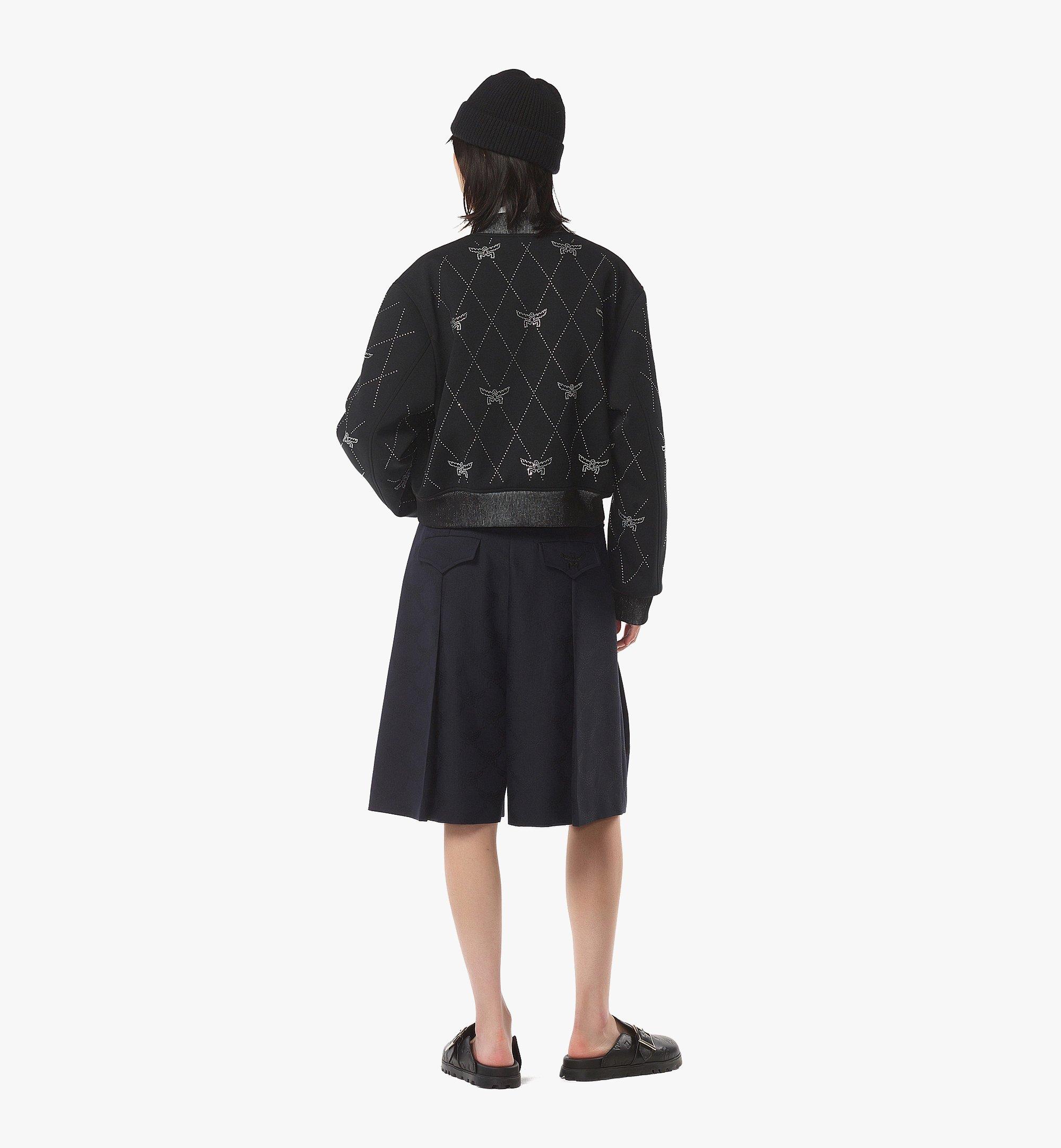 MCM Lauretos Crystal Ponte Jacket Black MFJFSMM04BK00M Alternate View 3