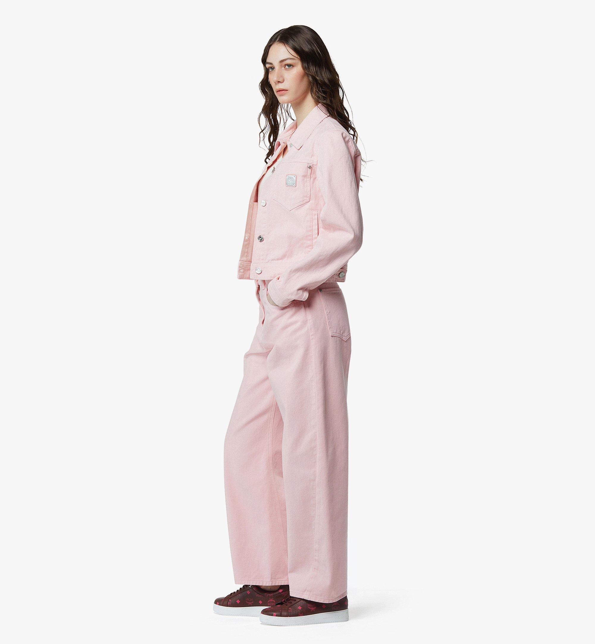 40 IT Washed Denim Jacket Pink | MCM ®JP