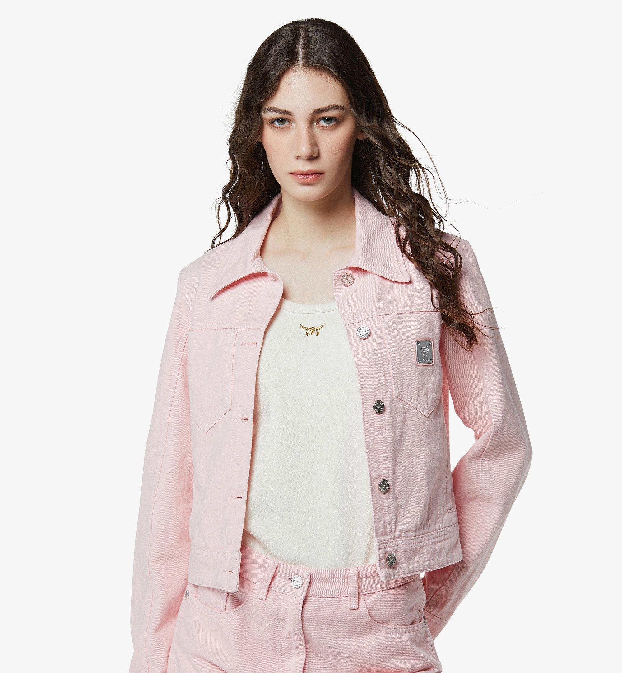 40 IT Washed Denim Jacket Pink | MCM ®JP
