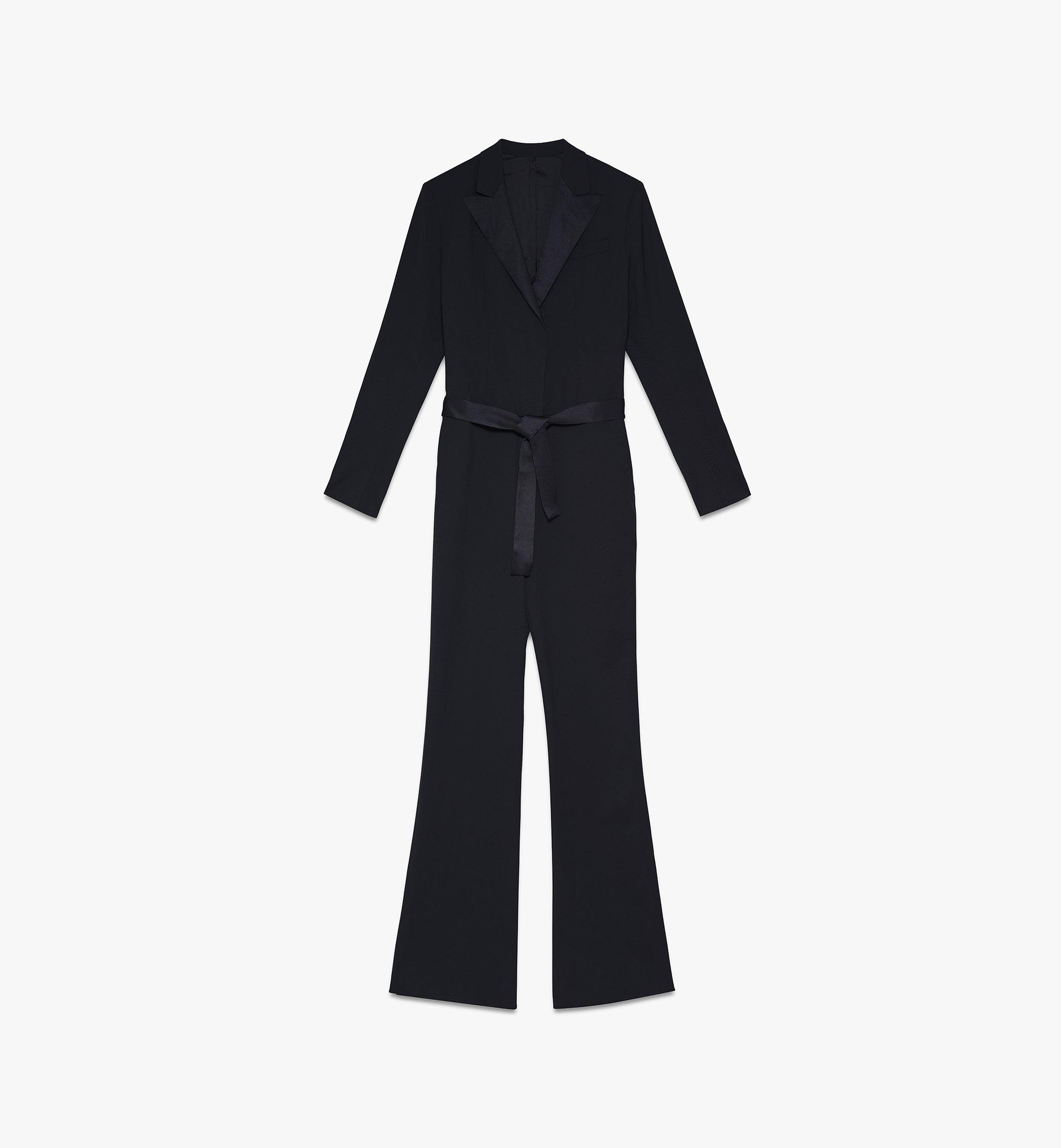 MCM Women's Tailored Wool Jumpsuit Black MFMASMV02BK040 Alternate View 1