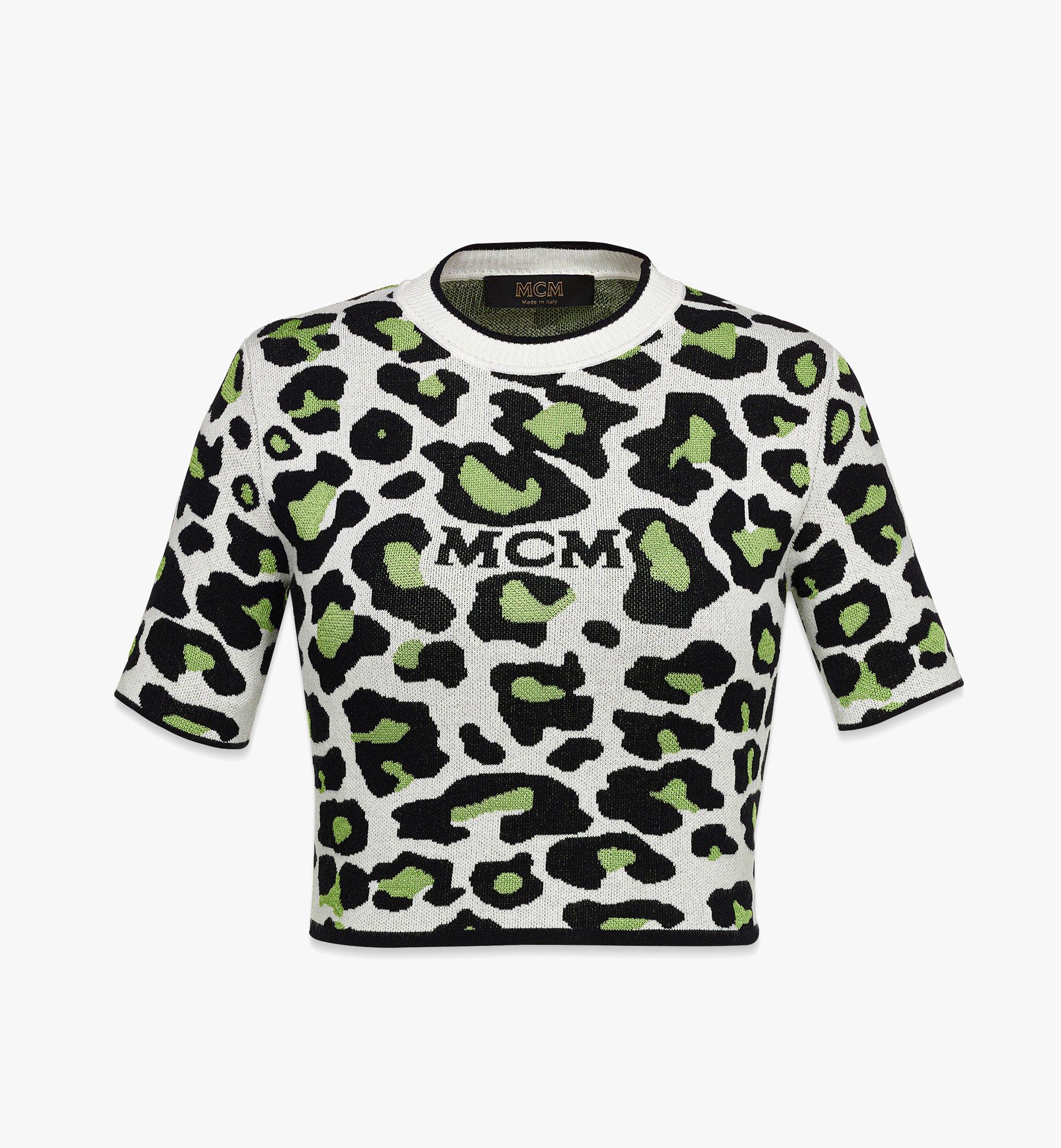 MCM レオパード クロップド ジャカード トップ Multi MFNDSMM03MT00M ほかの角度から見る 1