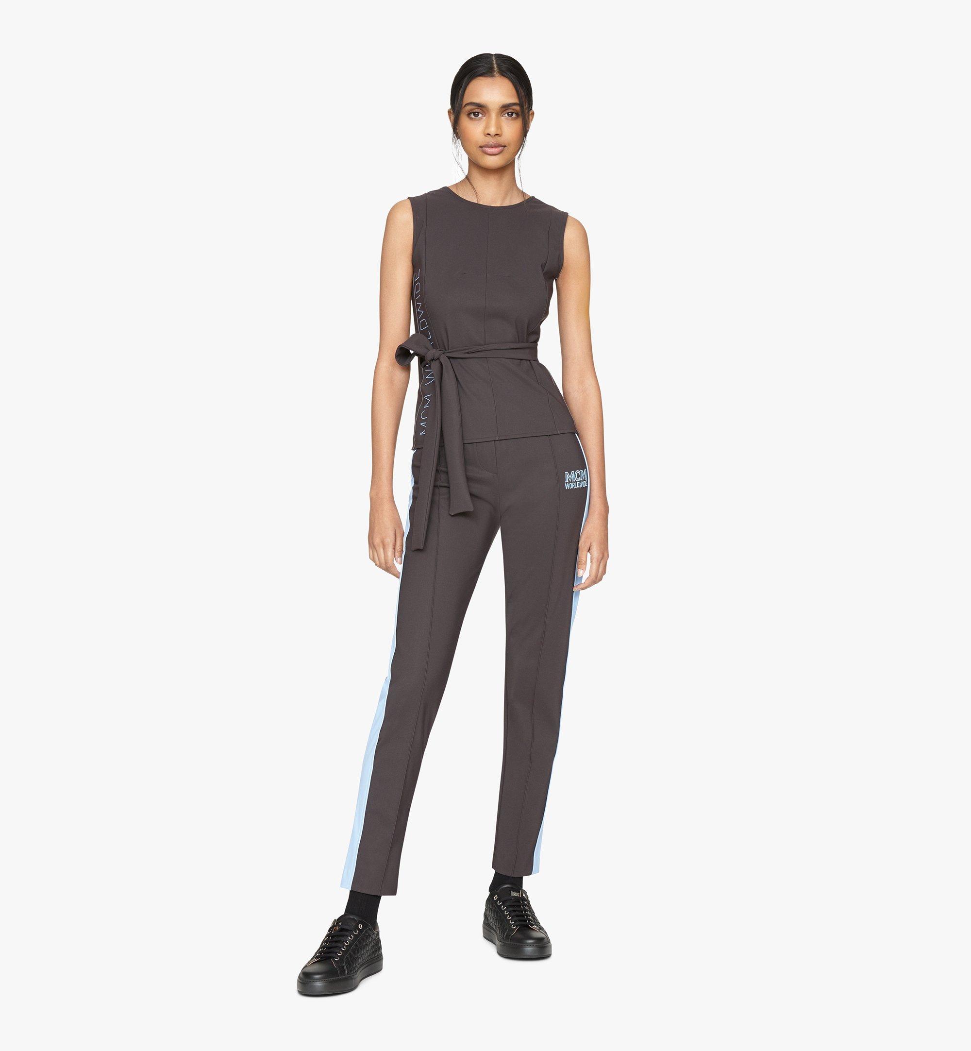 MCM Women's 1976 Track Pants Black MFPASMV04BT00S Alternate View 1