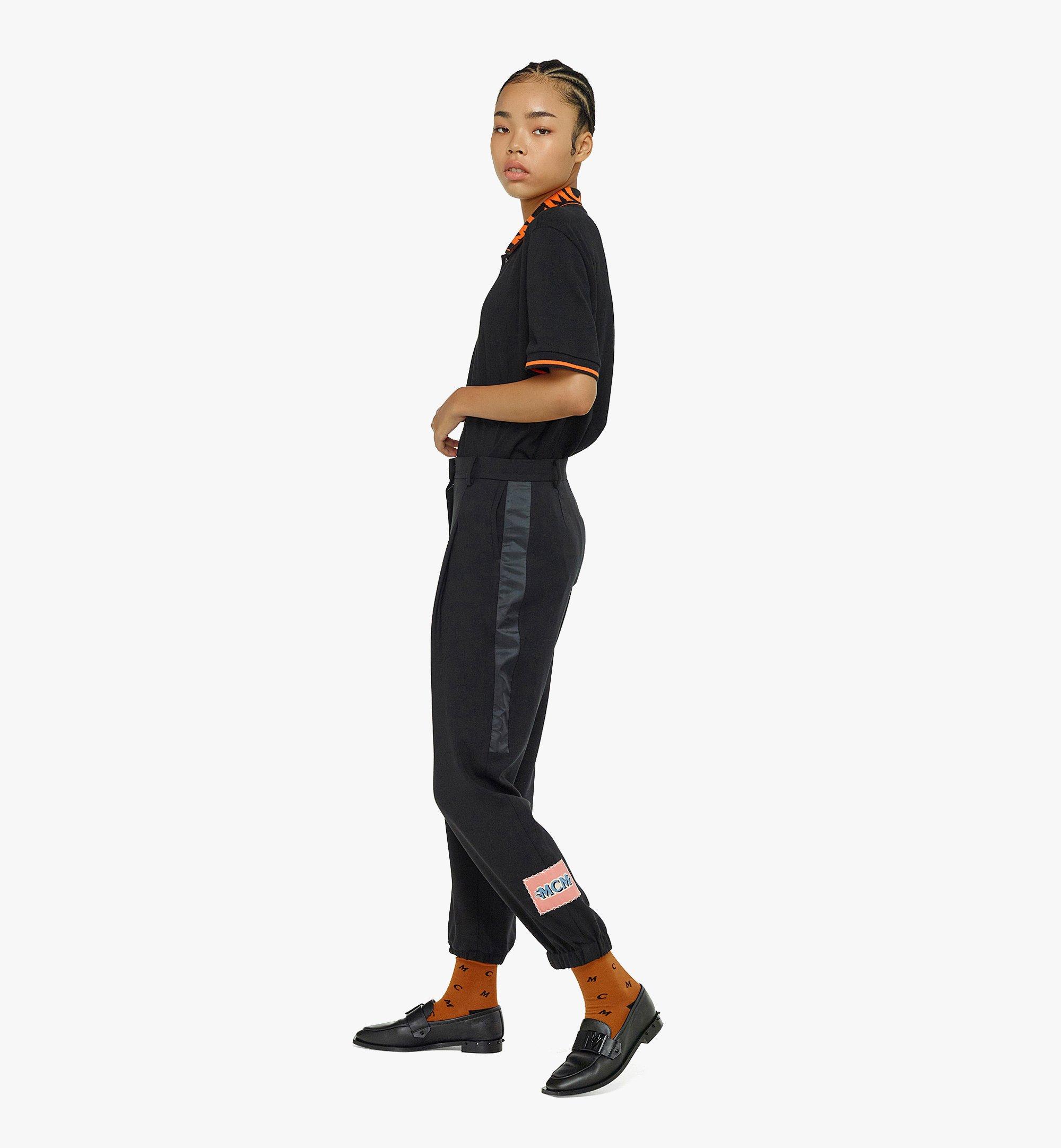 MCM Women’s Wool Jogging Pants Black MFPBAMM02BK038 ほかの角度から見る 3