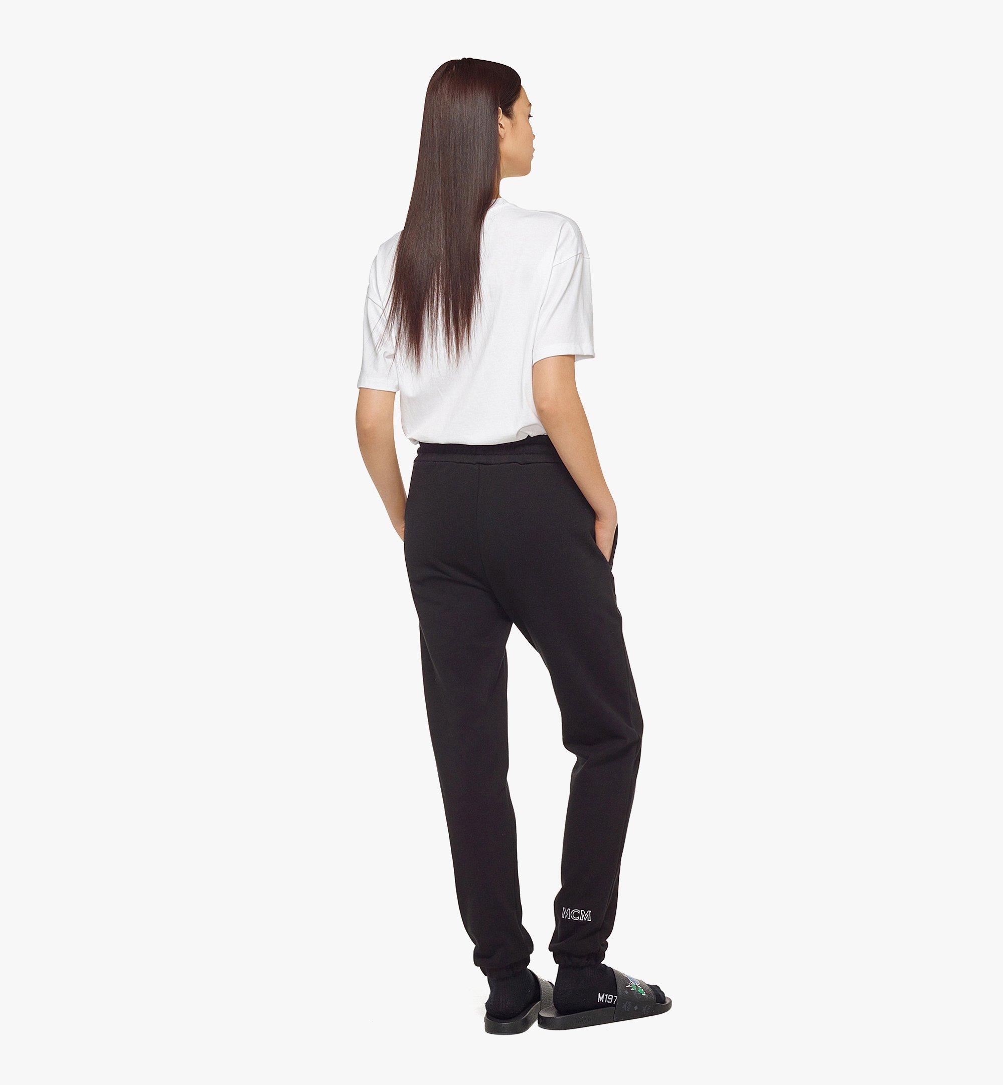 MCM 女士Essentials Logo全棉运动裤 Black MFPCABC01BK0XS 更多视角 2