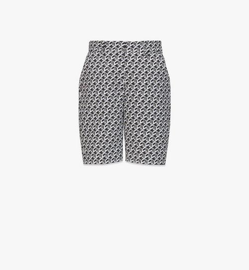 Women’s Cubic Monogram Jacquard Wool Shorts